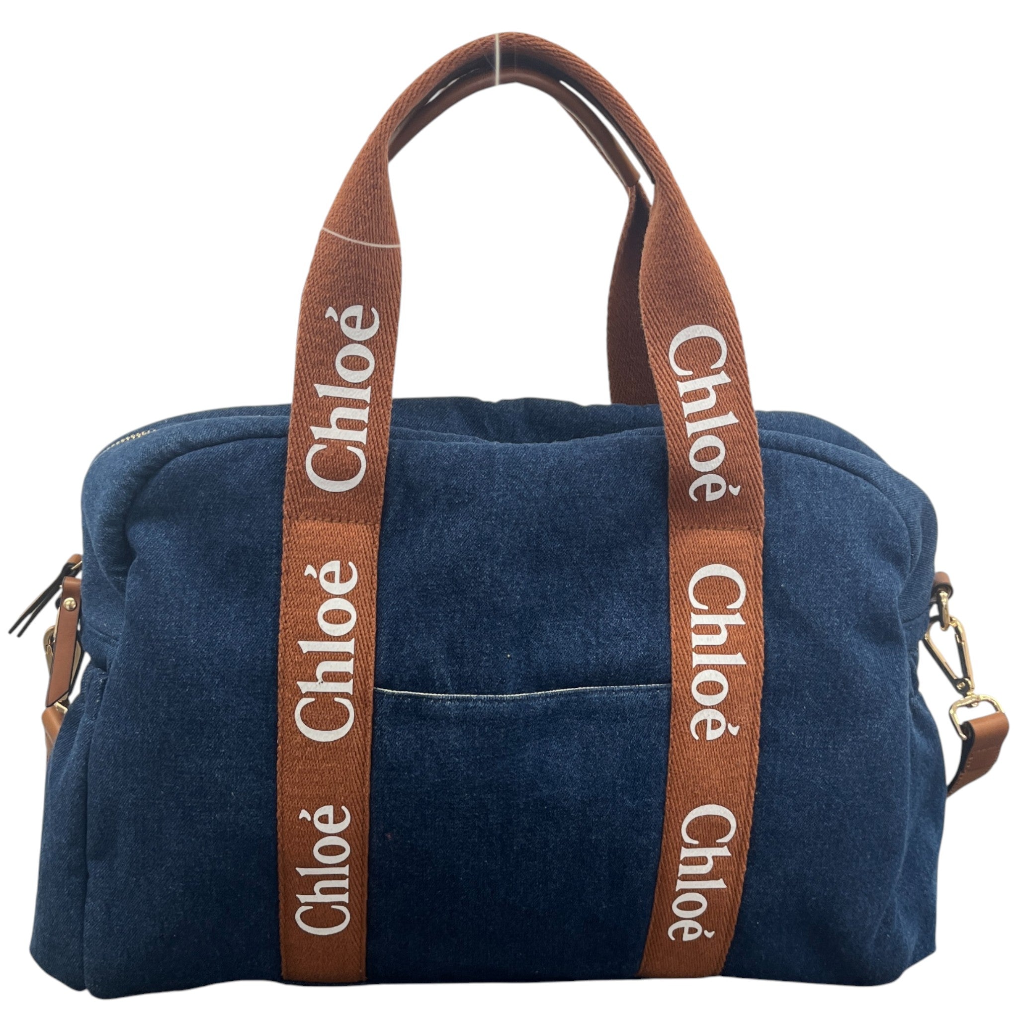 Women's Baby Changing Bag & Matt Handbag Navy