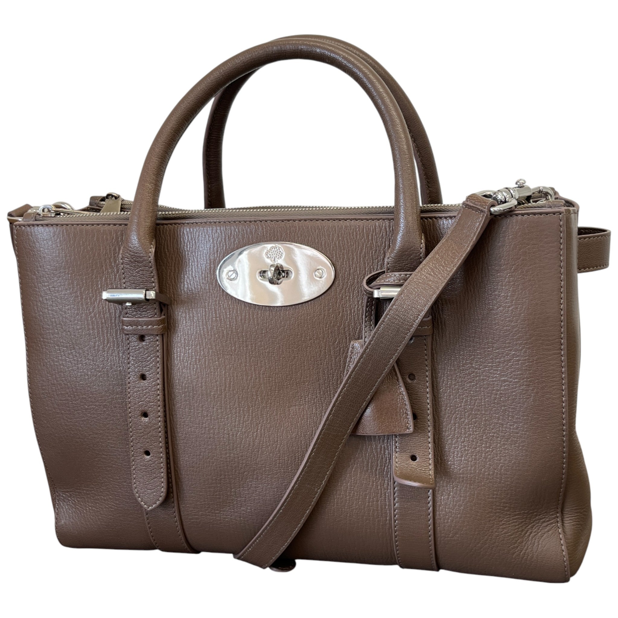 Women's Bayswater Double Zip Tote Bag Brown