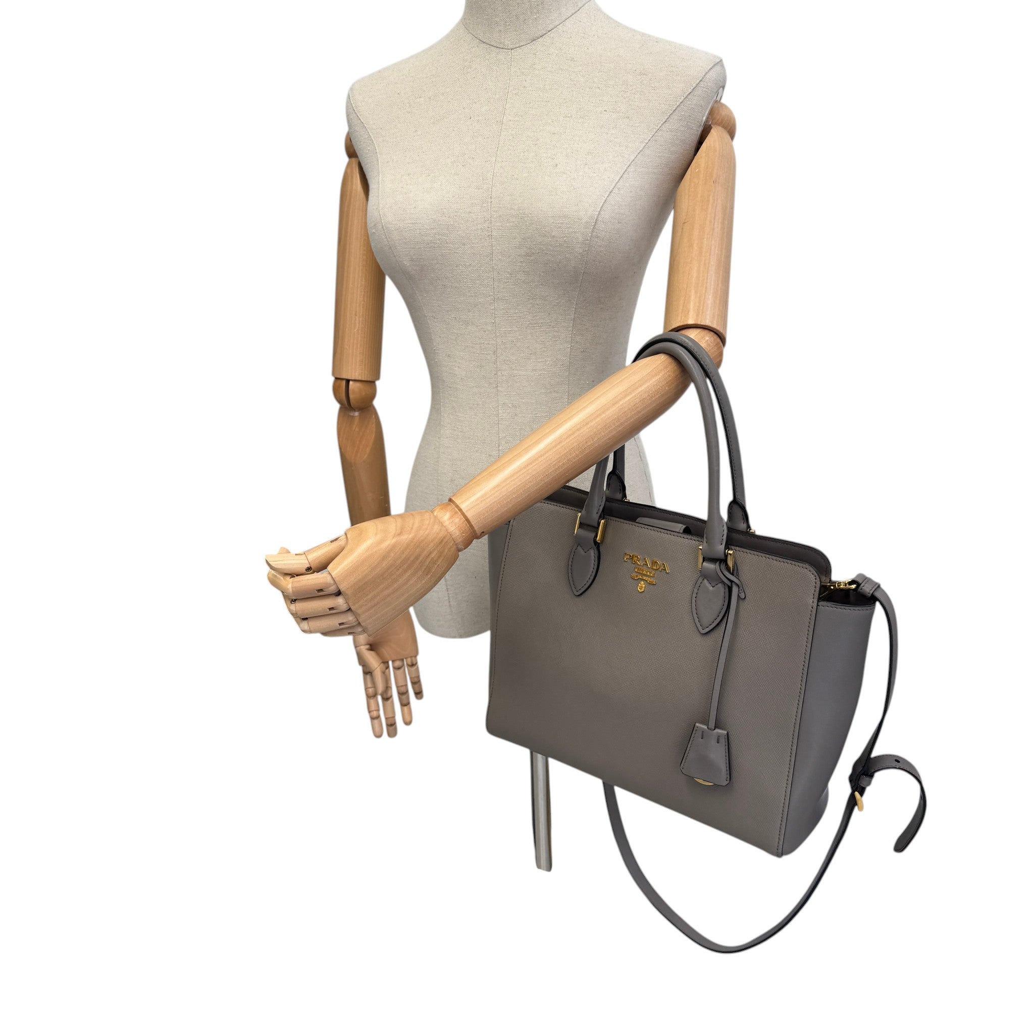 Women's Saffiano Bag Grey