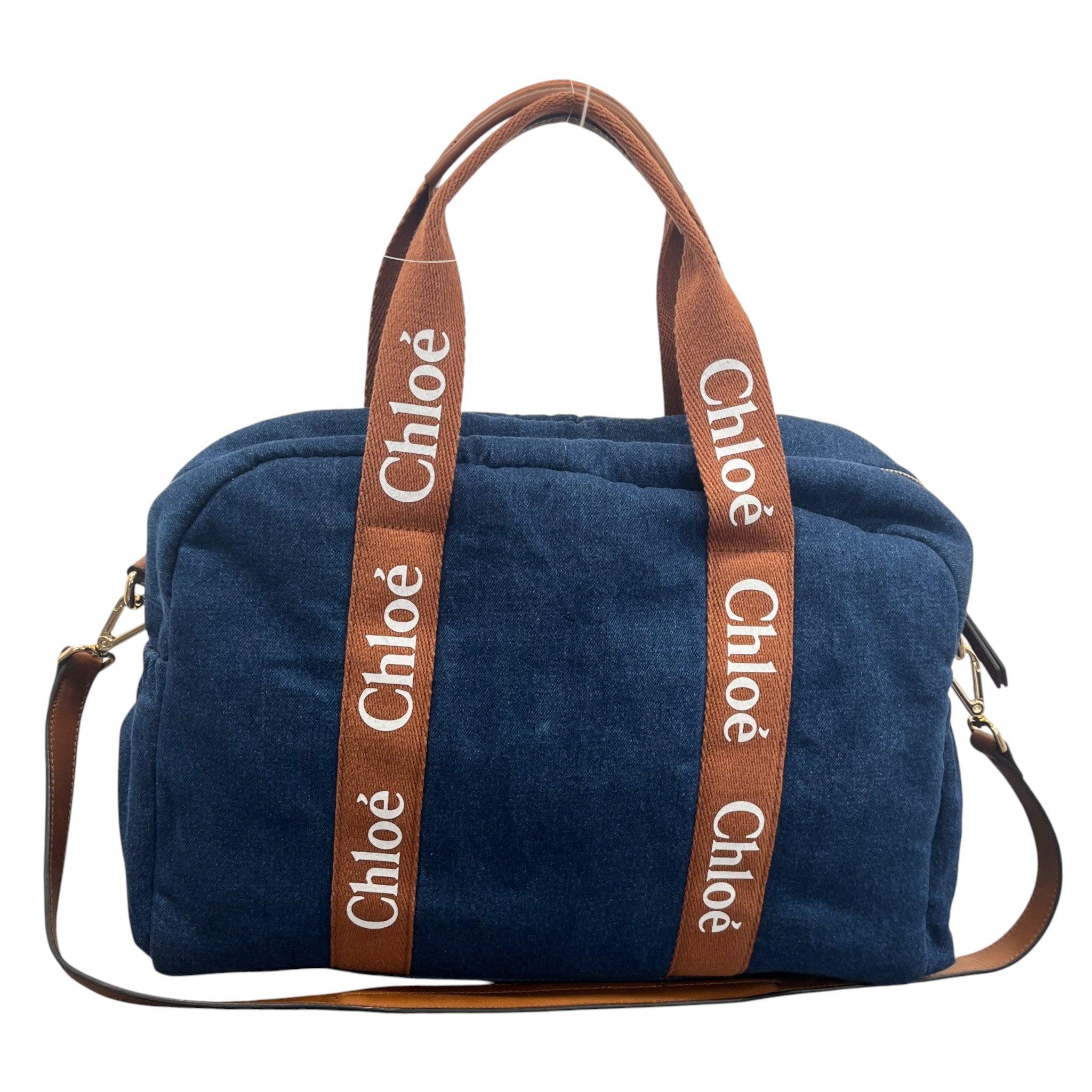 Women's Baby Changing Bag & Matt Handbag Navy