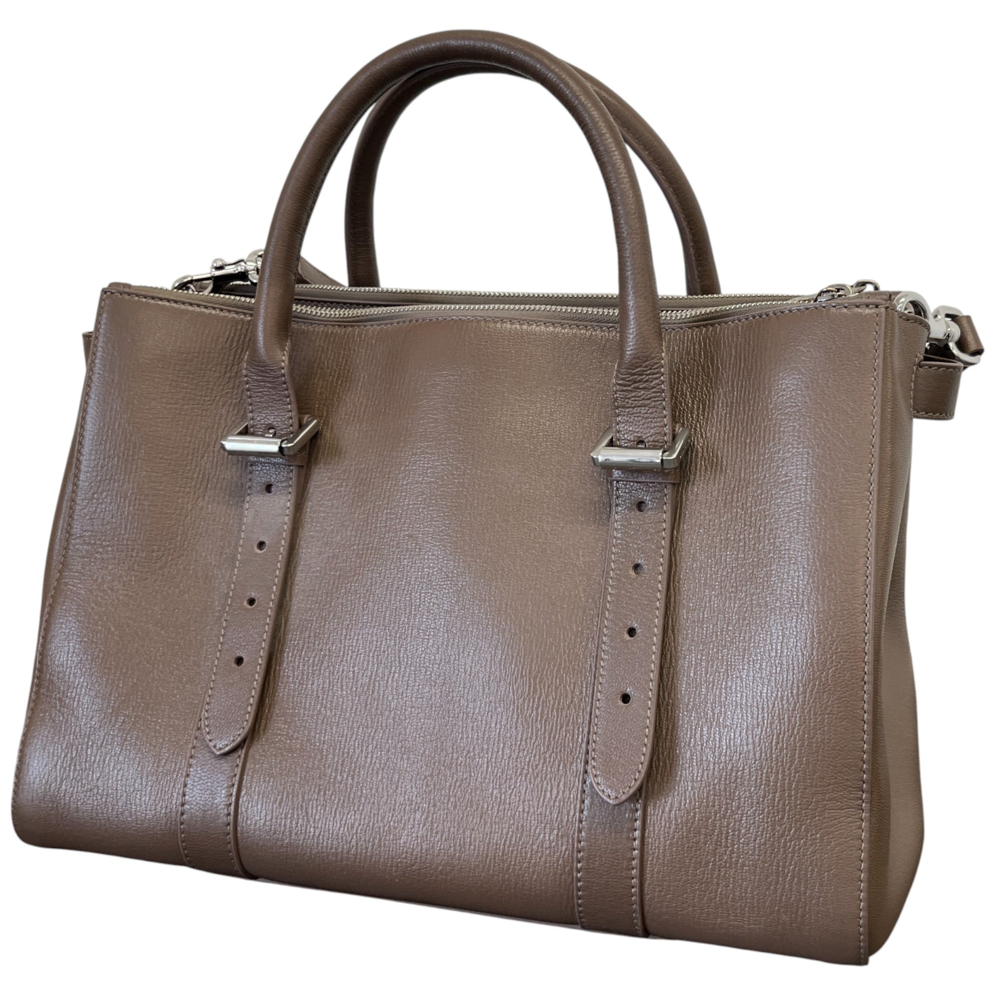 Women's Bayswater Double Zip Tote Bag Brown