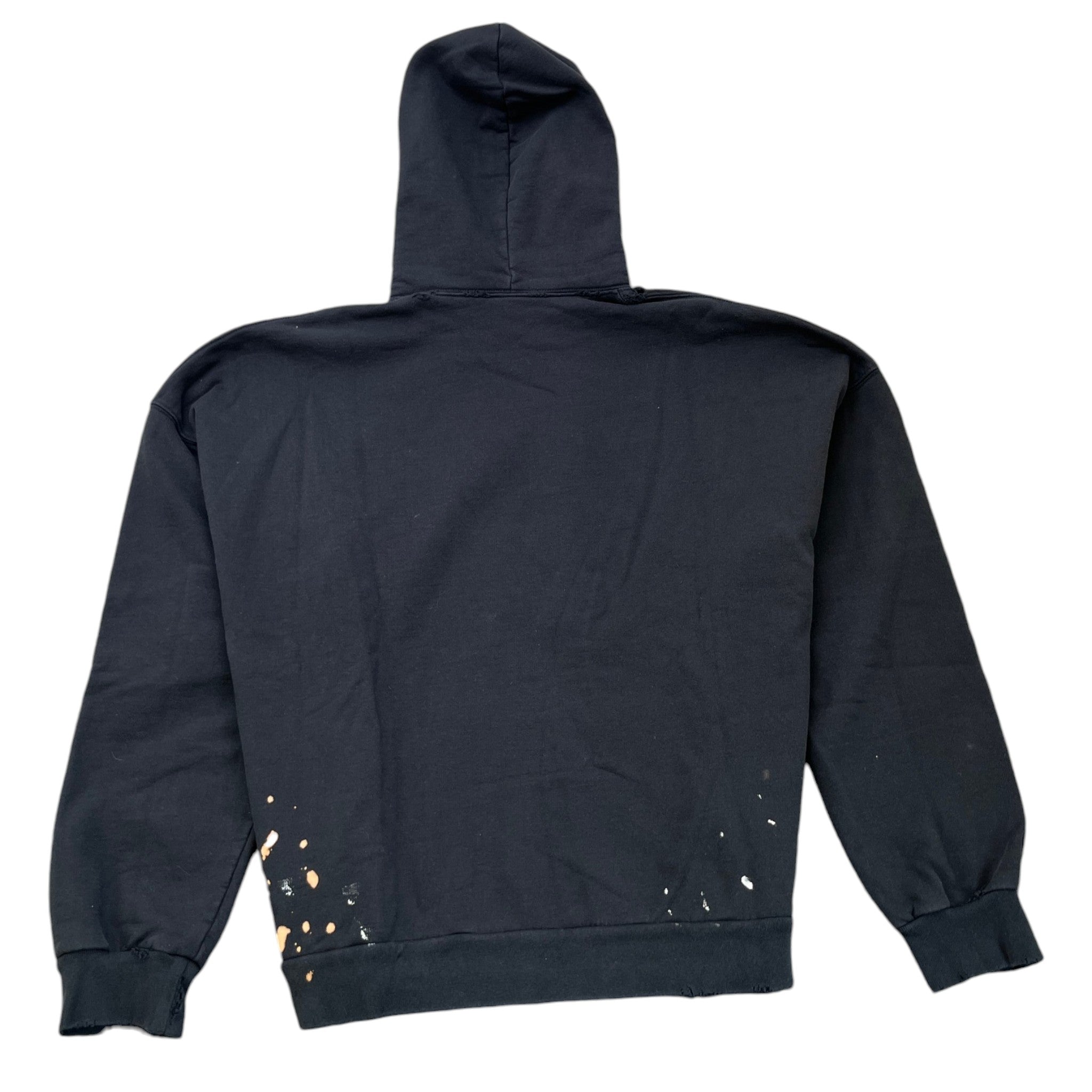 90/10 Logo Print Hoodie Black Size M