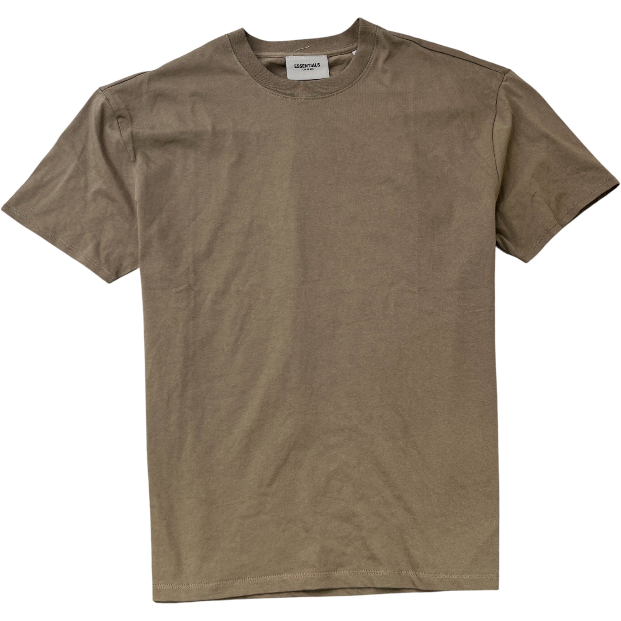 Men's Logo Print T-Shirt Khaki Size S