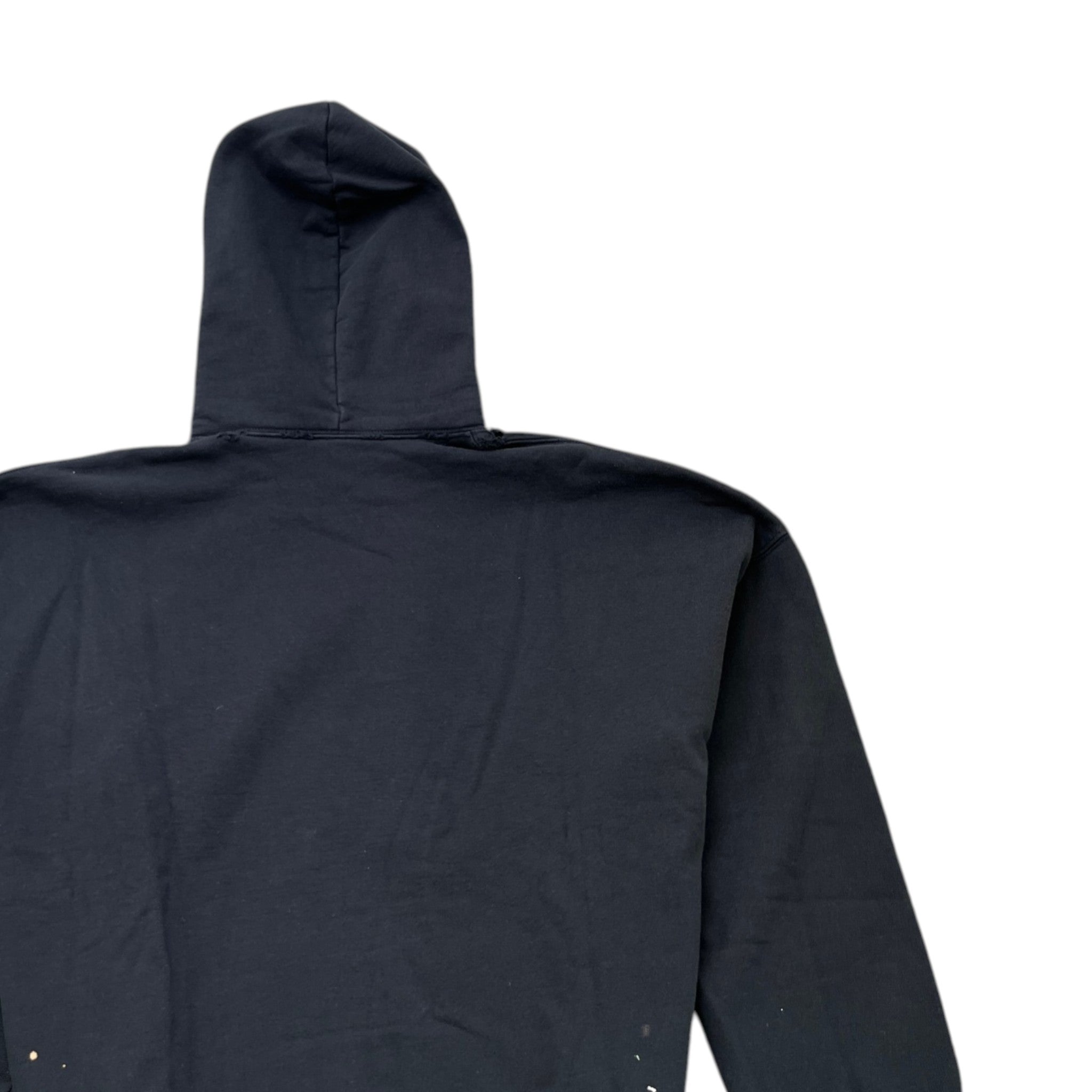 90/10 Logo Print Hoodie Black Size M
