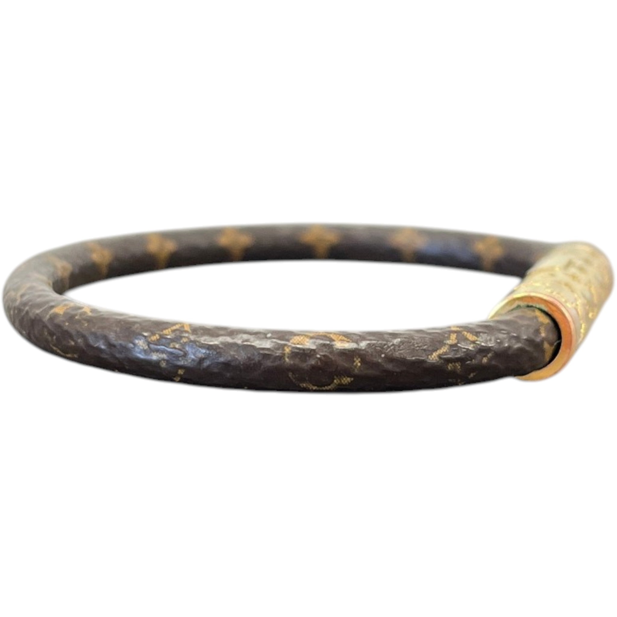 Women's Monogram Daily Confidential Bracelet Brown Size S