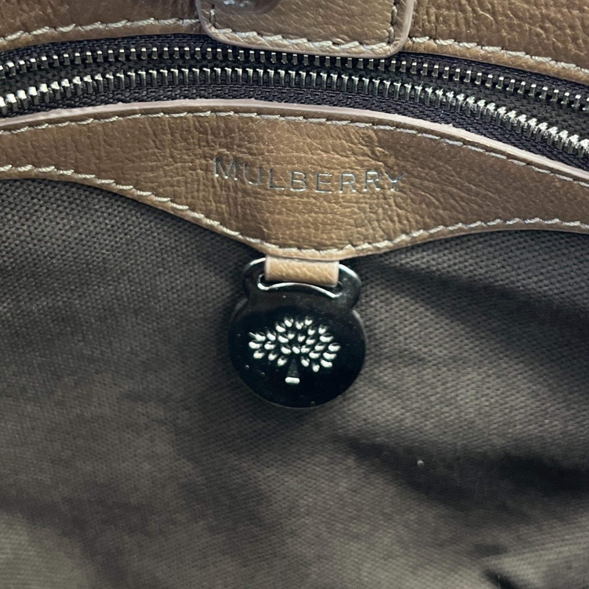 Women's Bayswater Double Zip Tote Bag Brown