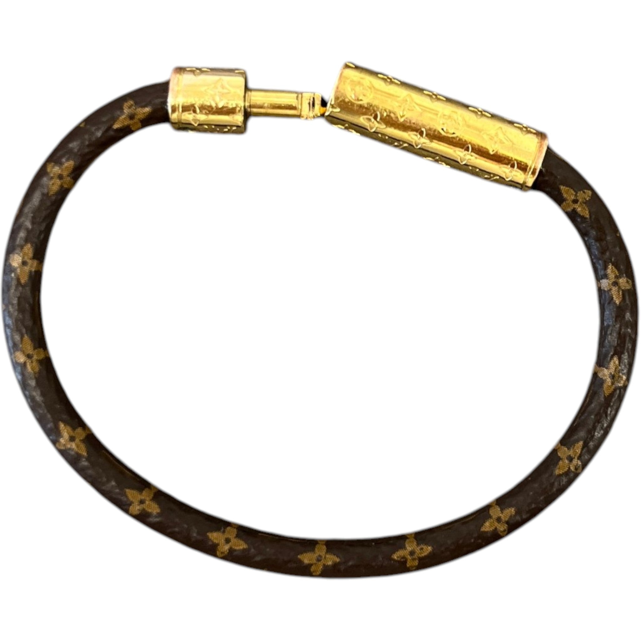 Women's Monogram Daily Confidential Bracelet Brown Size S
