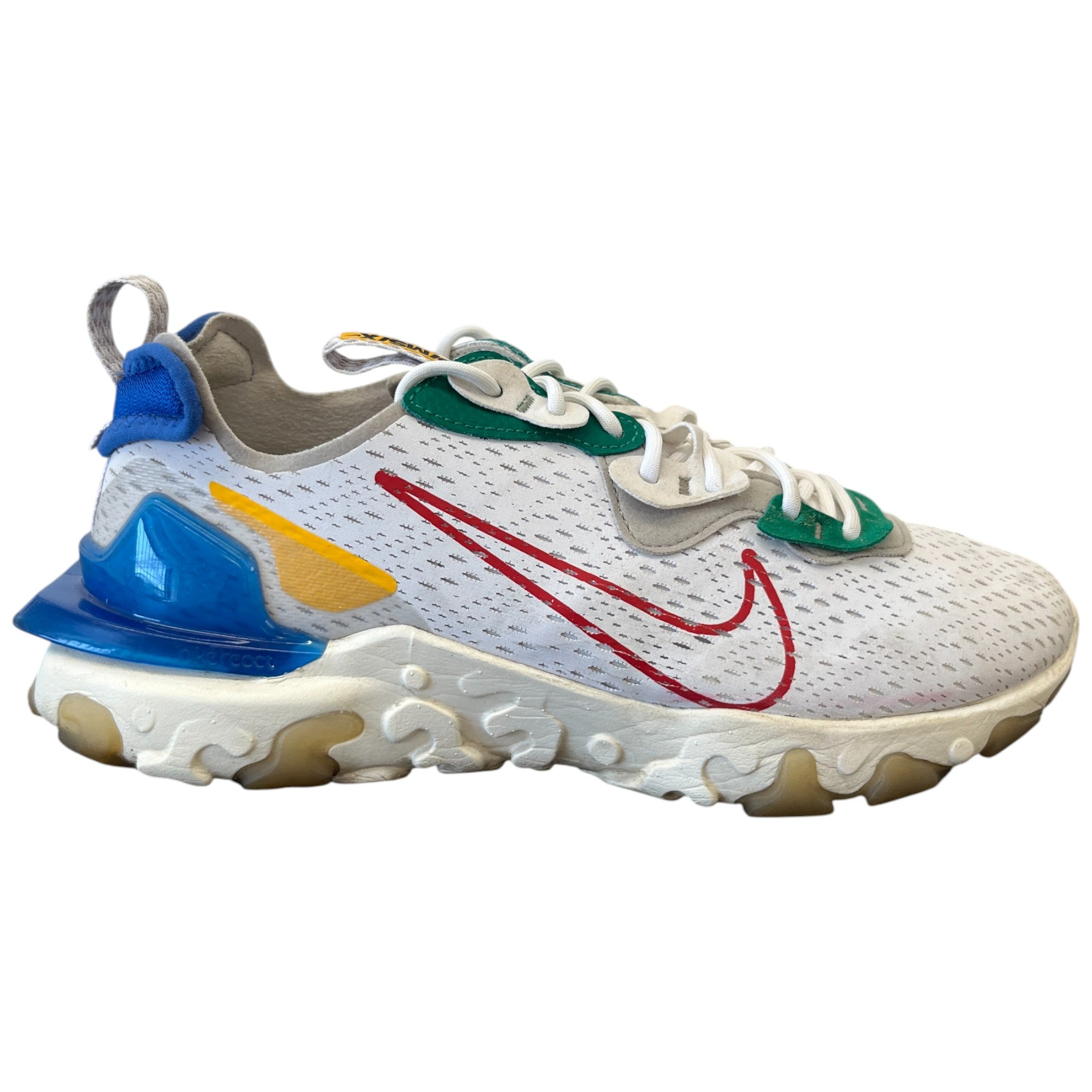 Men's React Vision Low Trainers White Size EU 42.5 / UK 8.5