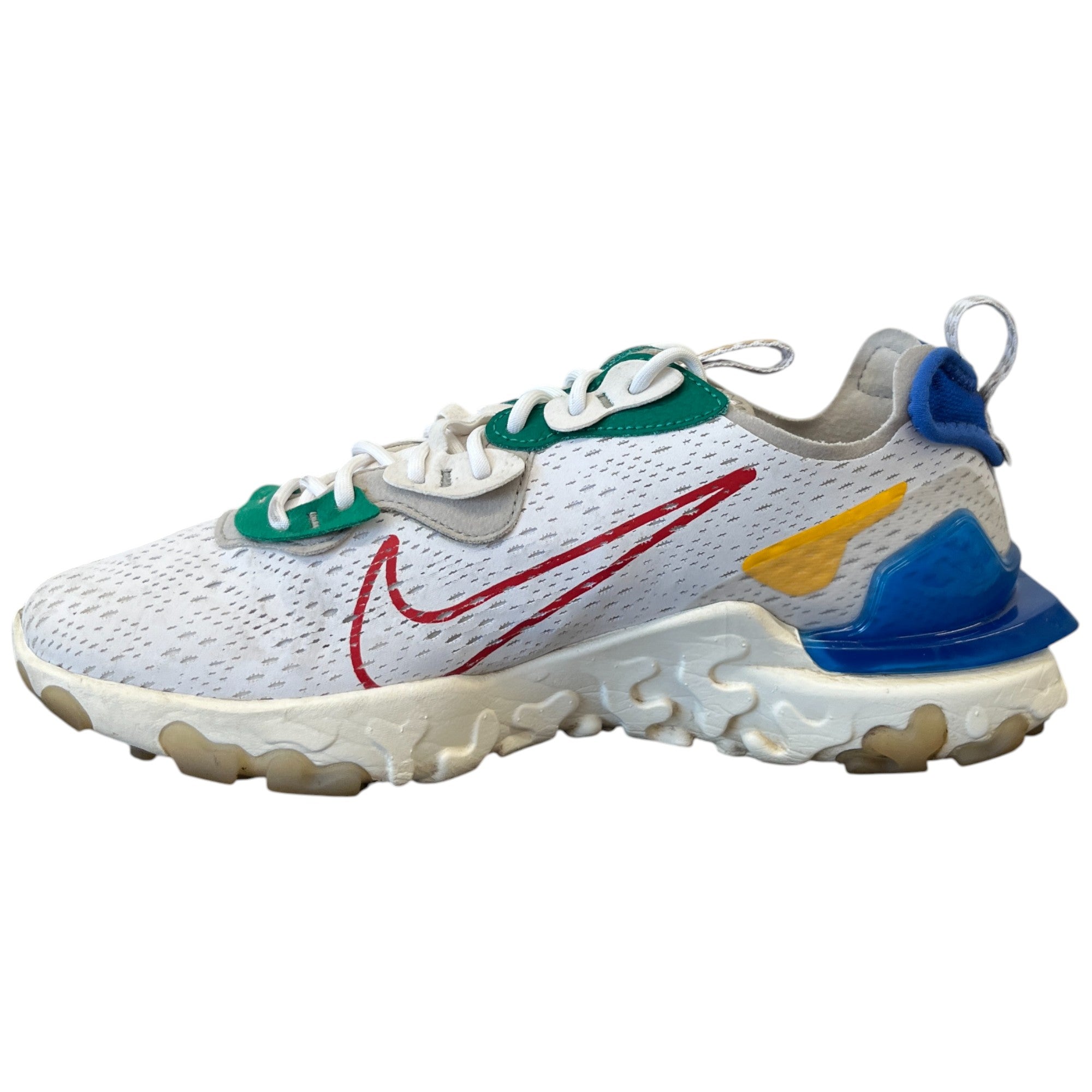 Men's React Vision Low Trainers White Size EU 42.5 / UK 8.5