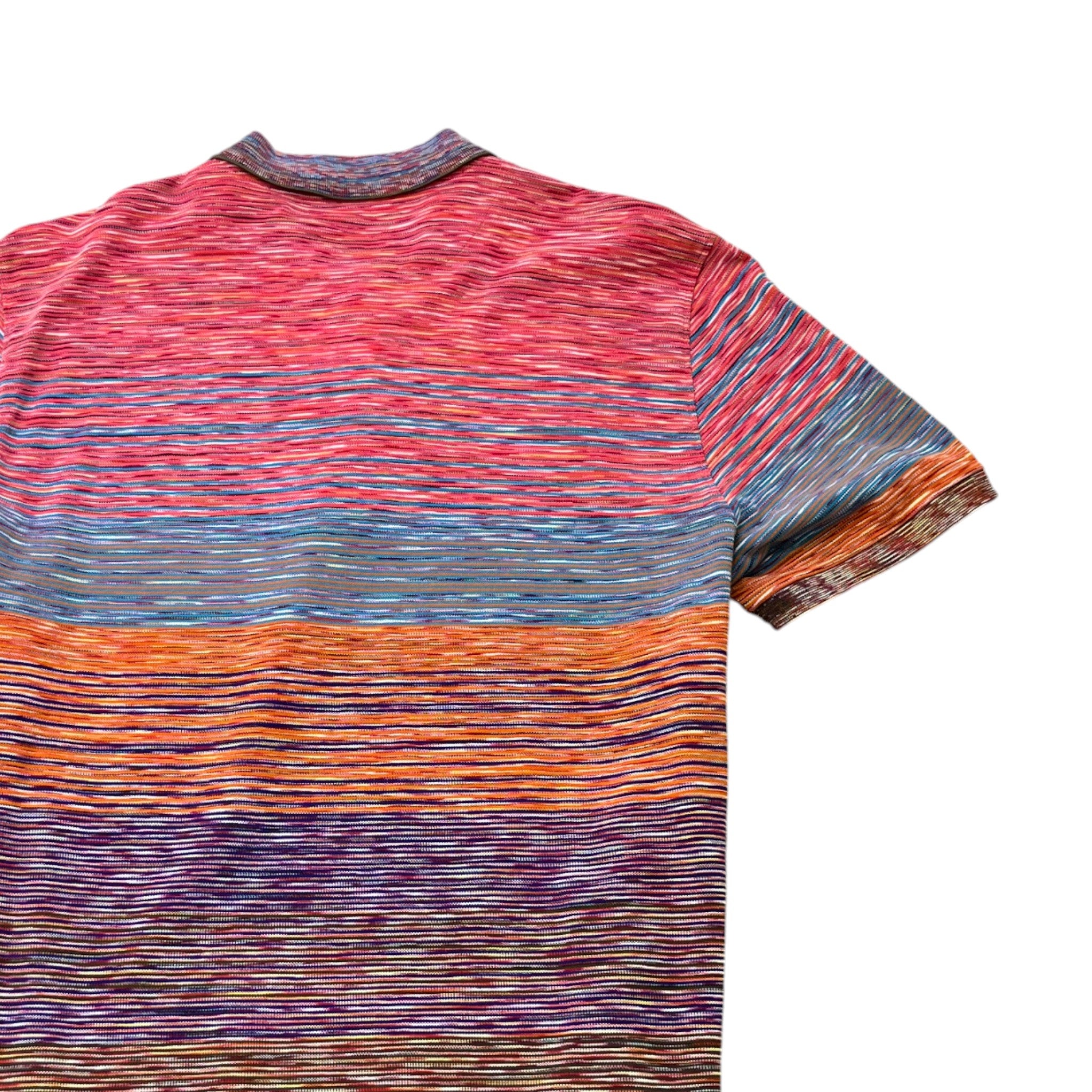 Men's Space Dye Polo Shirt Multi-Coloured Size XXL