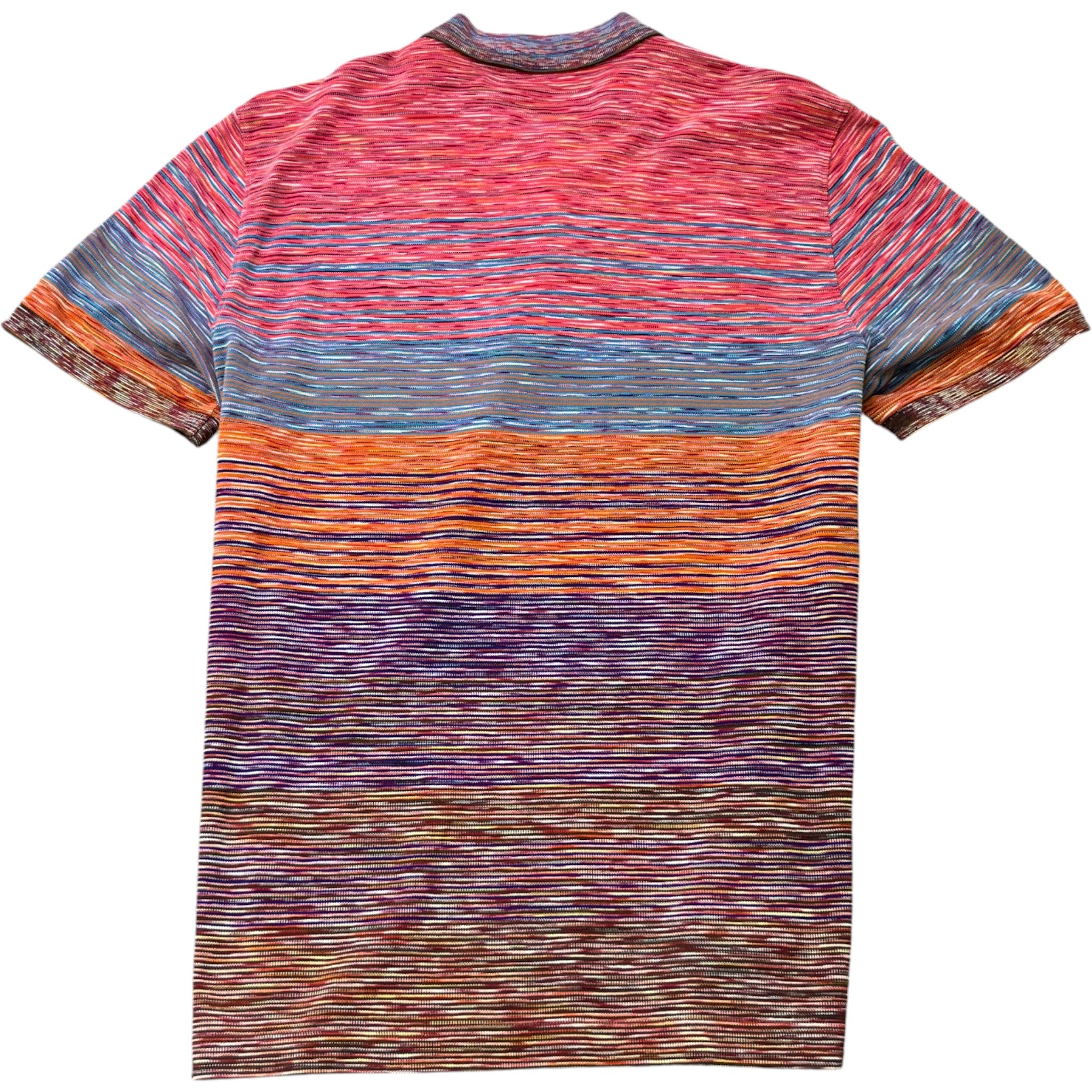Men's Space Dye Polo Shirt Multi-Coloured Size XXL