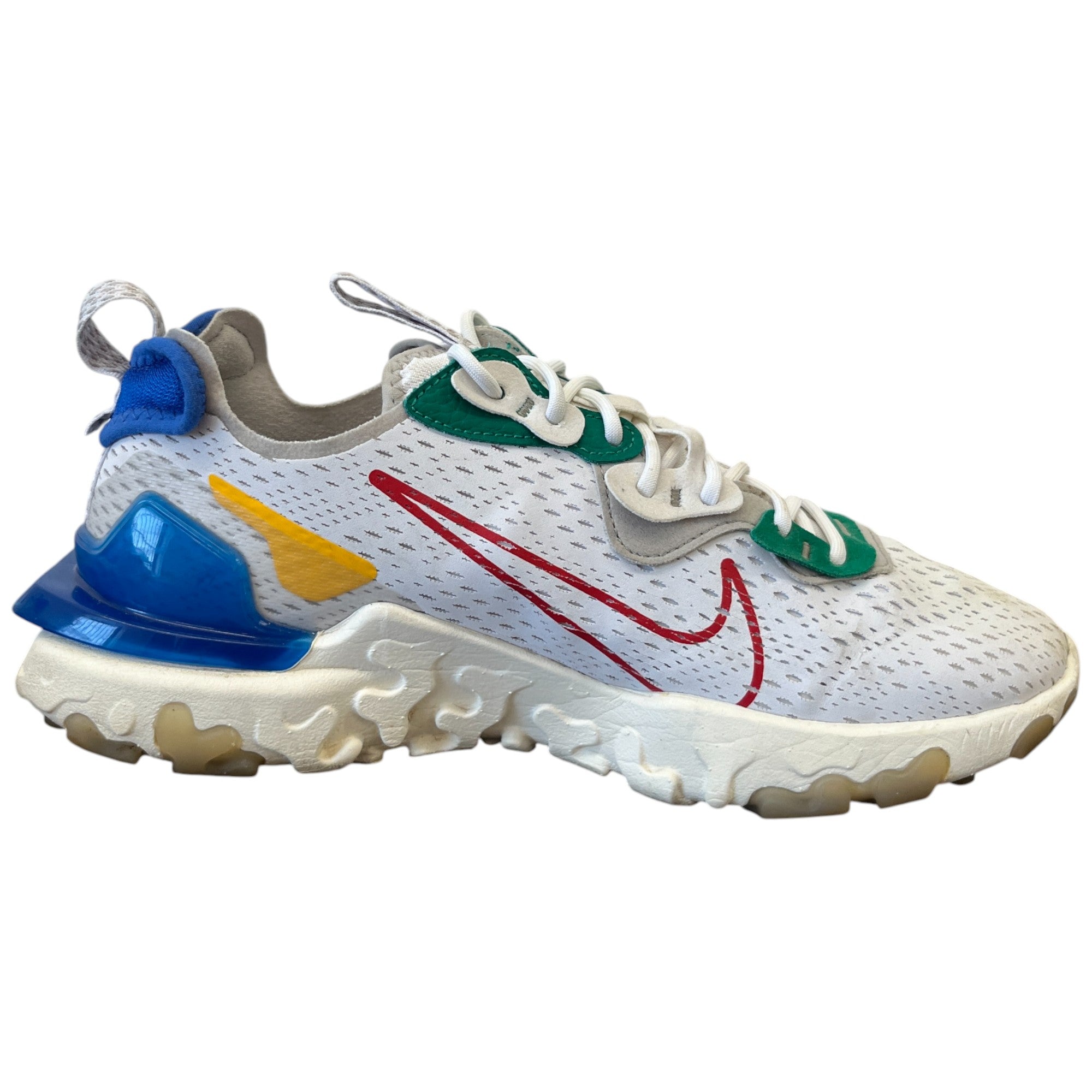 Men's React Vision Low Trainers White Size EU 42.5 / UK 8.5