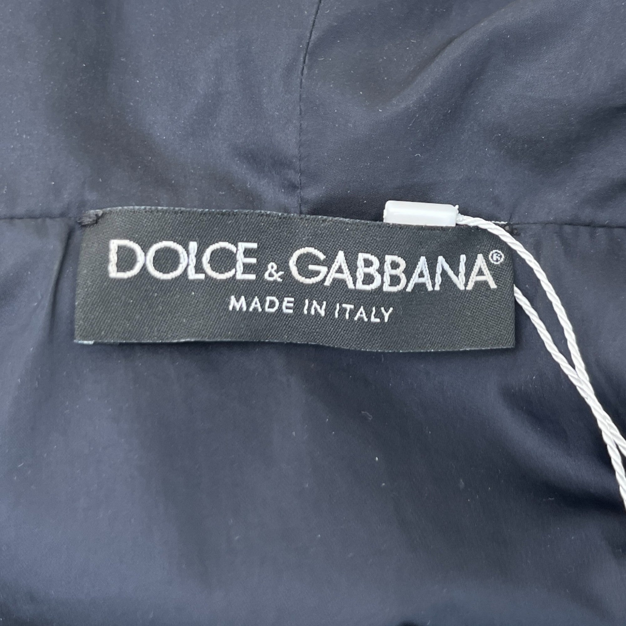 Men's Plaque Logo Jacket Navy Size IT 52 / XL