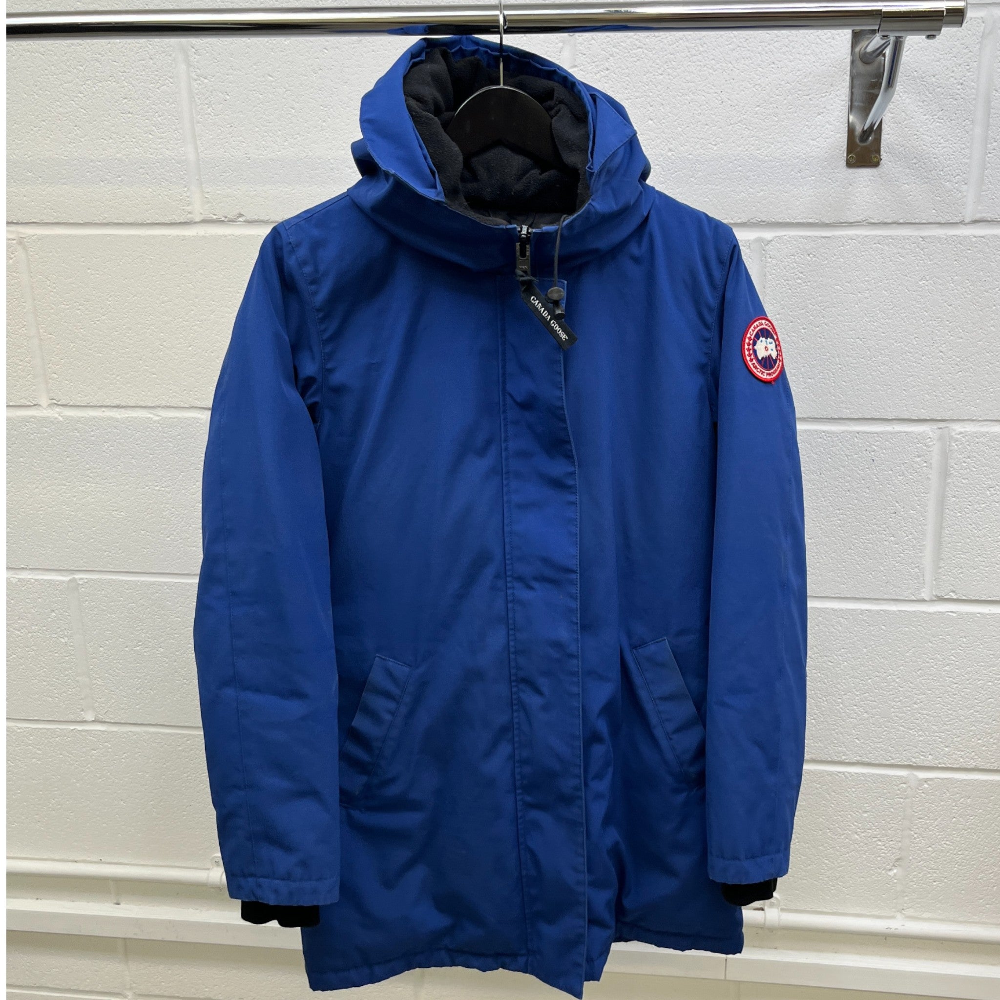 Women's Victoria Parka Down Jacket Blue Size M