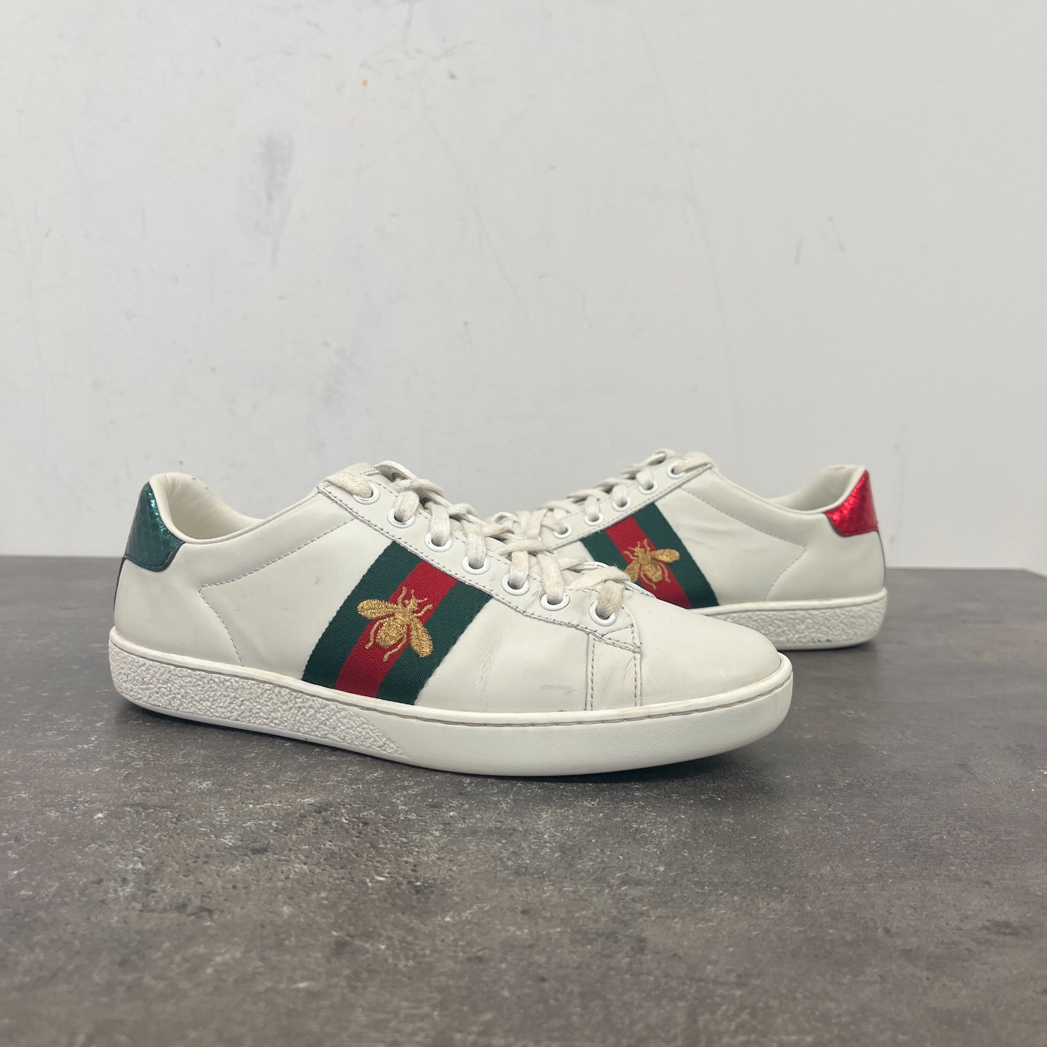 Women's Ace Stripe Low Trainers White Size EU 35.5 / UK 2.5