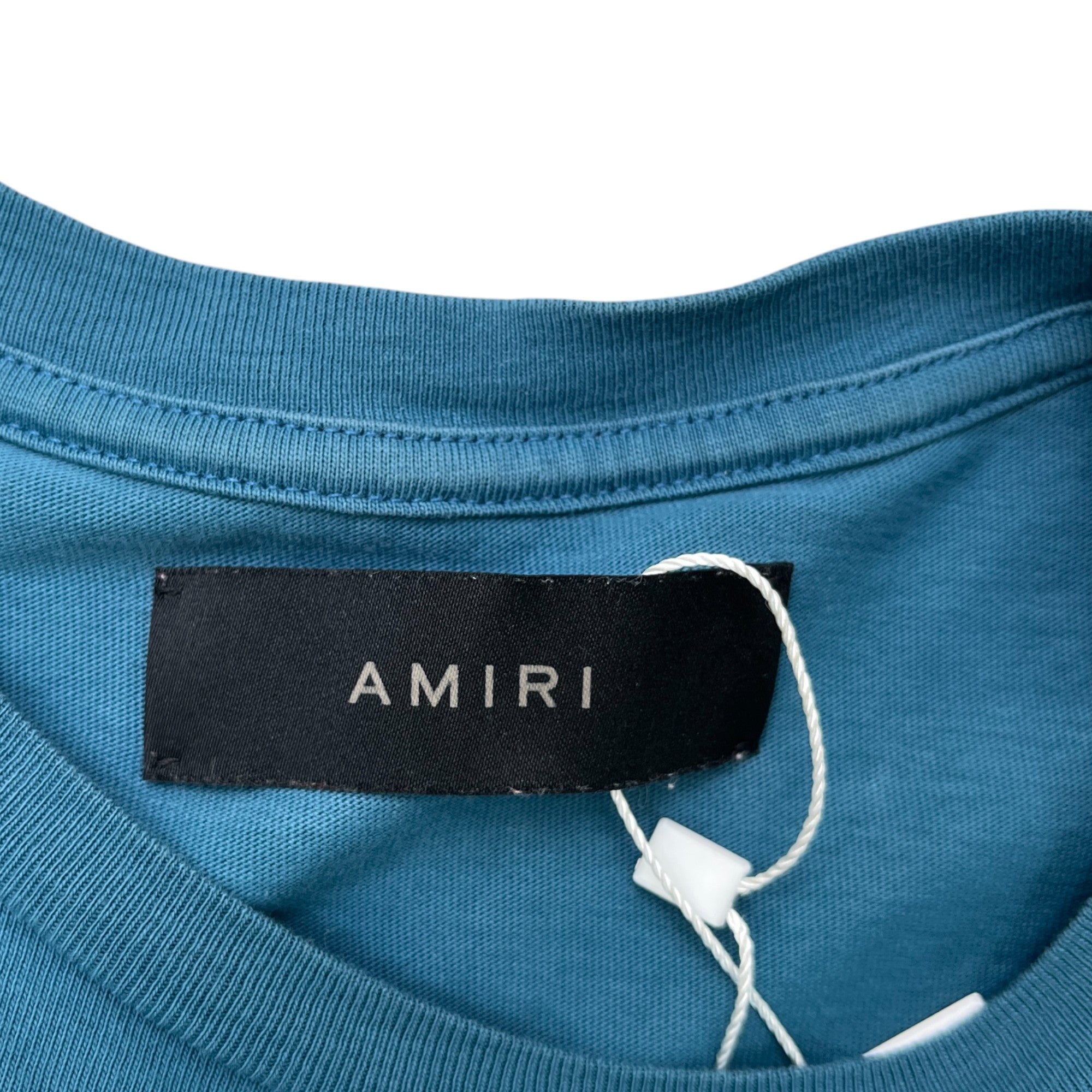 Men's Logo Print T-Shirt Blue Size IT 46 / UK S