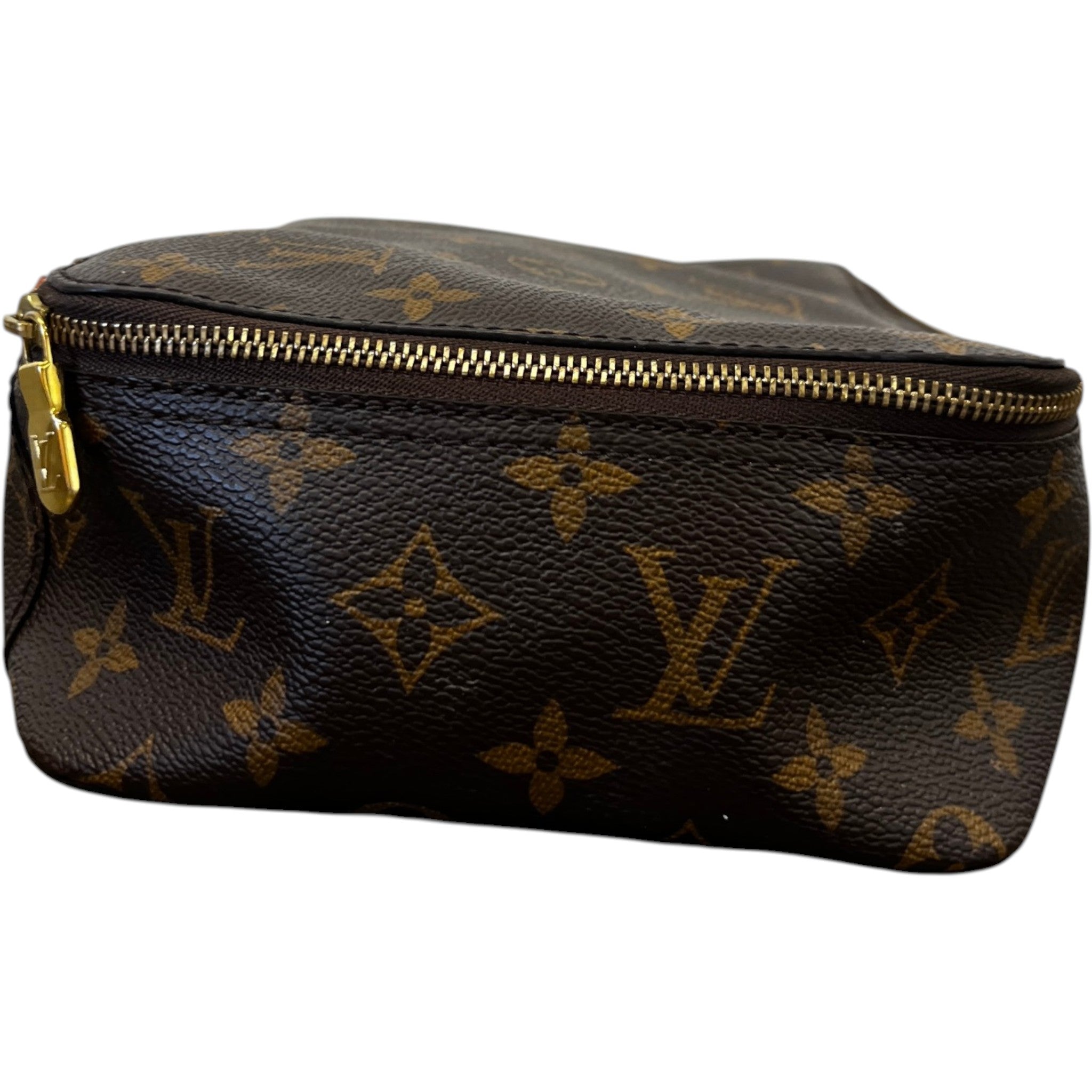 Women's Monogram Toiletry Bag Brown