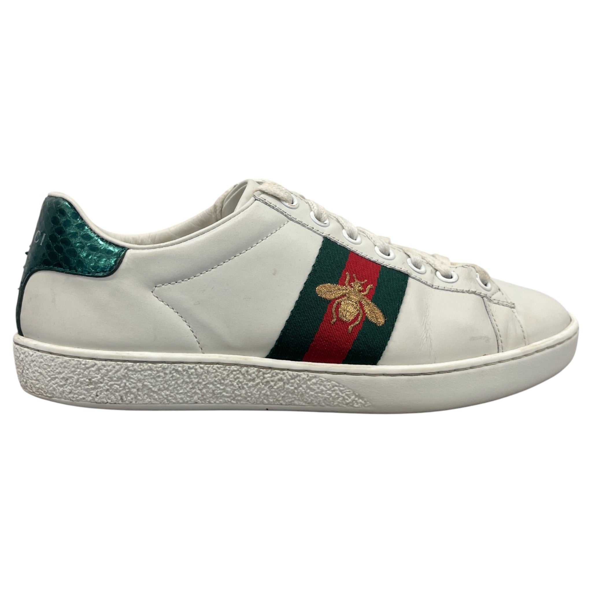 Women's Ace Stripe Low Trainers White Size EU 35.5 / UK 2.5