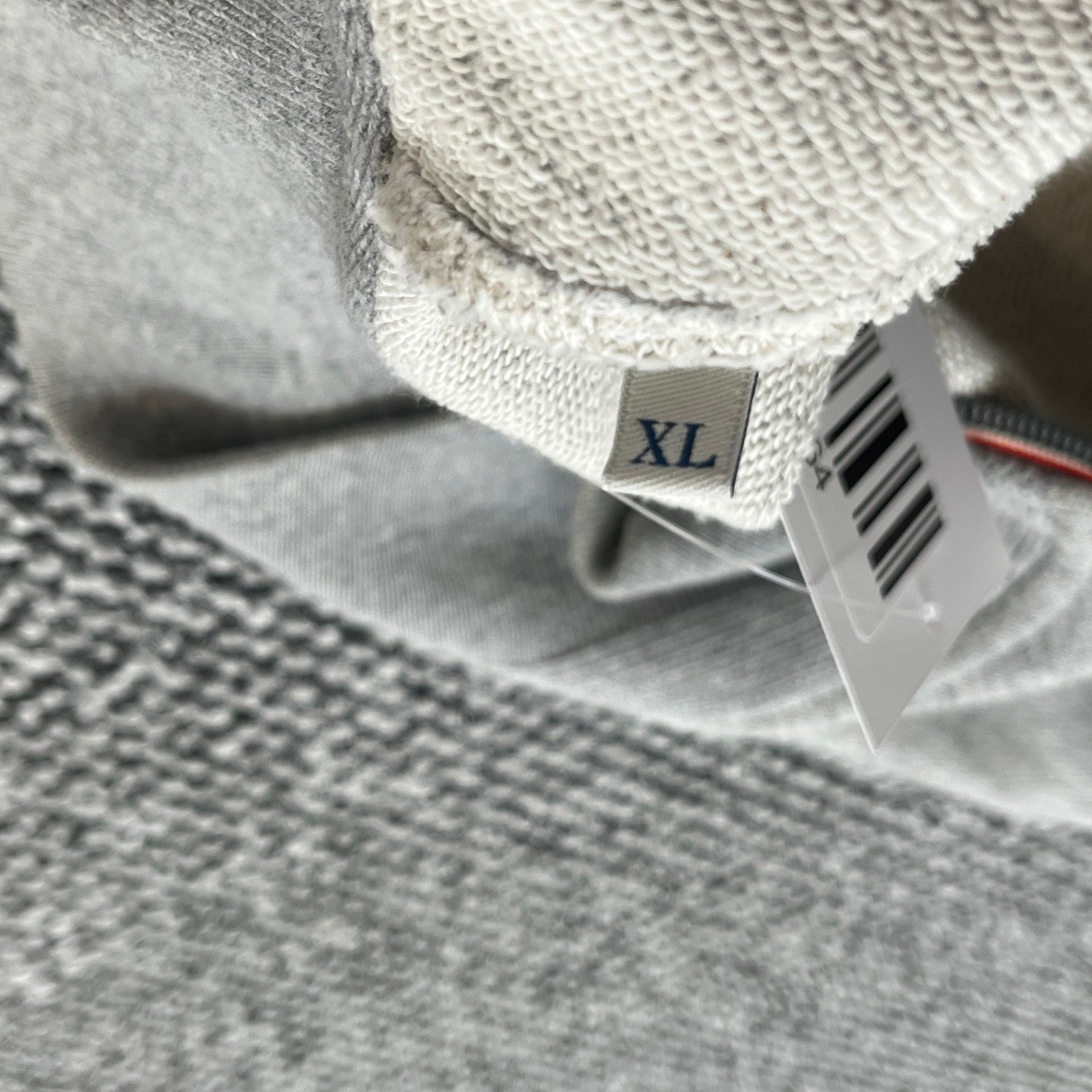 Men's Maglia Cardigan Track Jacket Grey Size XL