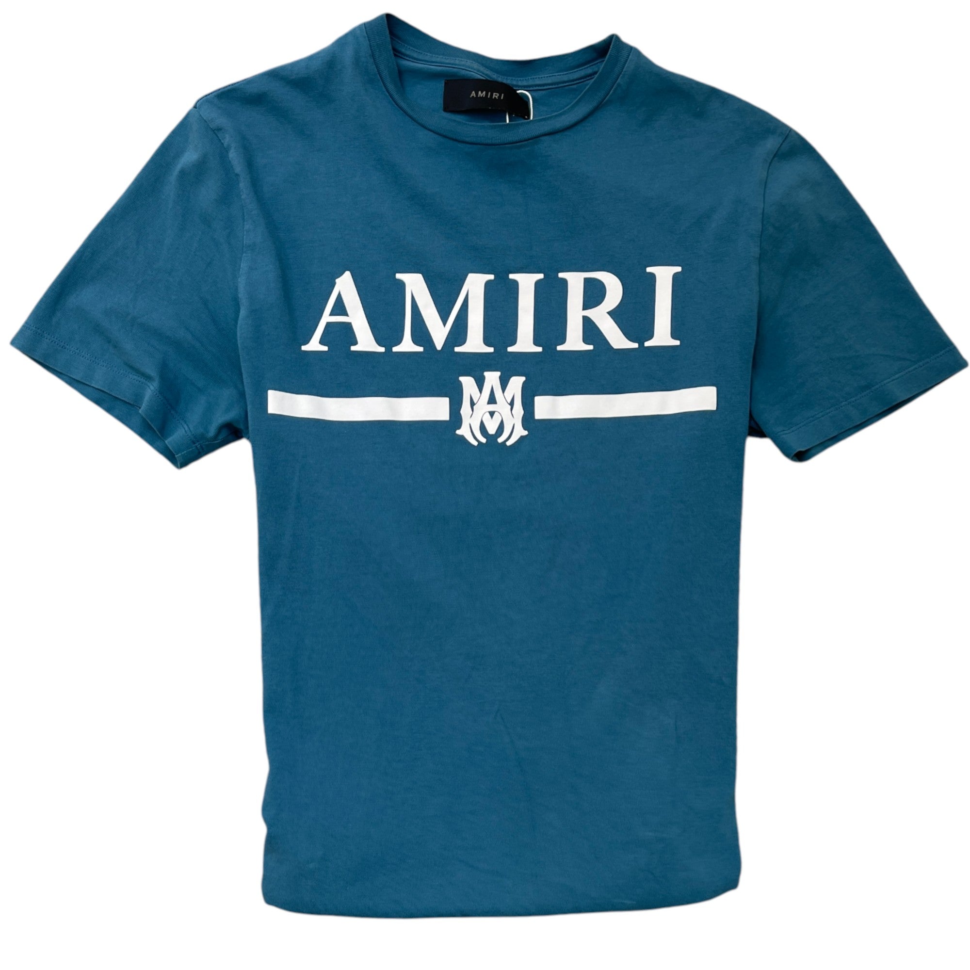 Men's Logo Print T-Shirt Blue Size IT 46 / UK S