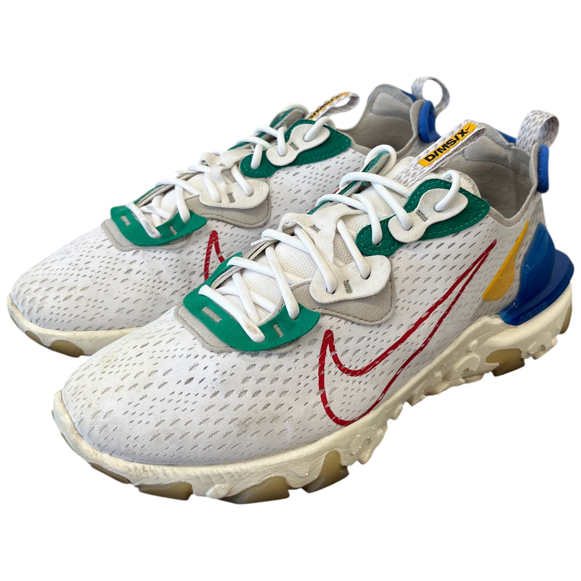 Men's React Vision Low Trainers White Size EU 42.5 / UK 8.5