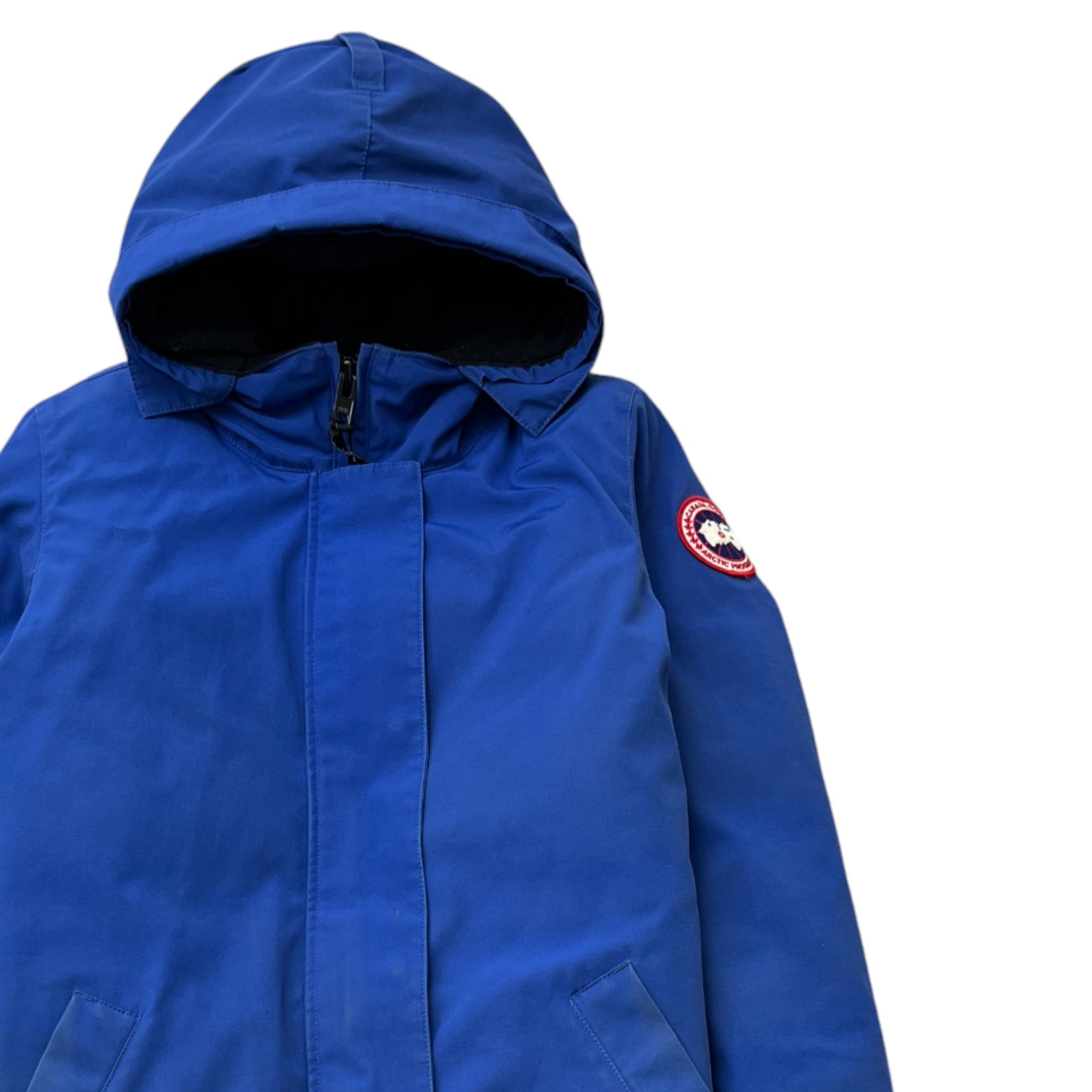 Women's Victoria Parka Down Jacket Blue Size M