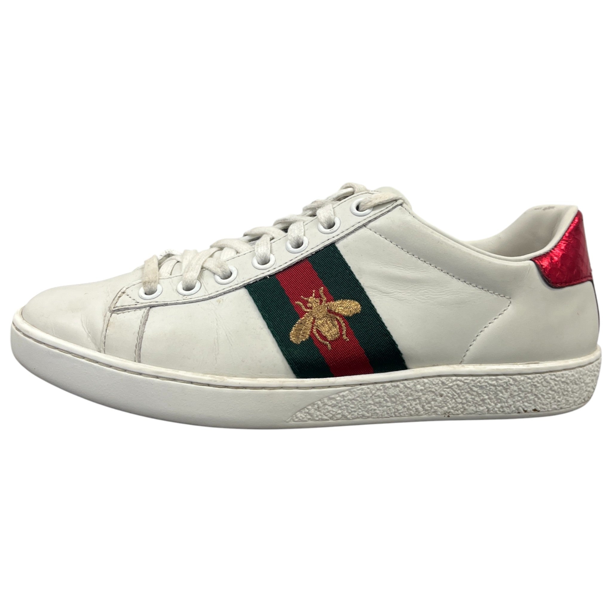 Women's Ace Stripe Low Trainers White Size EU 35.5 / UK 2.5