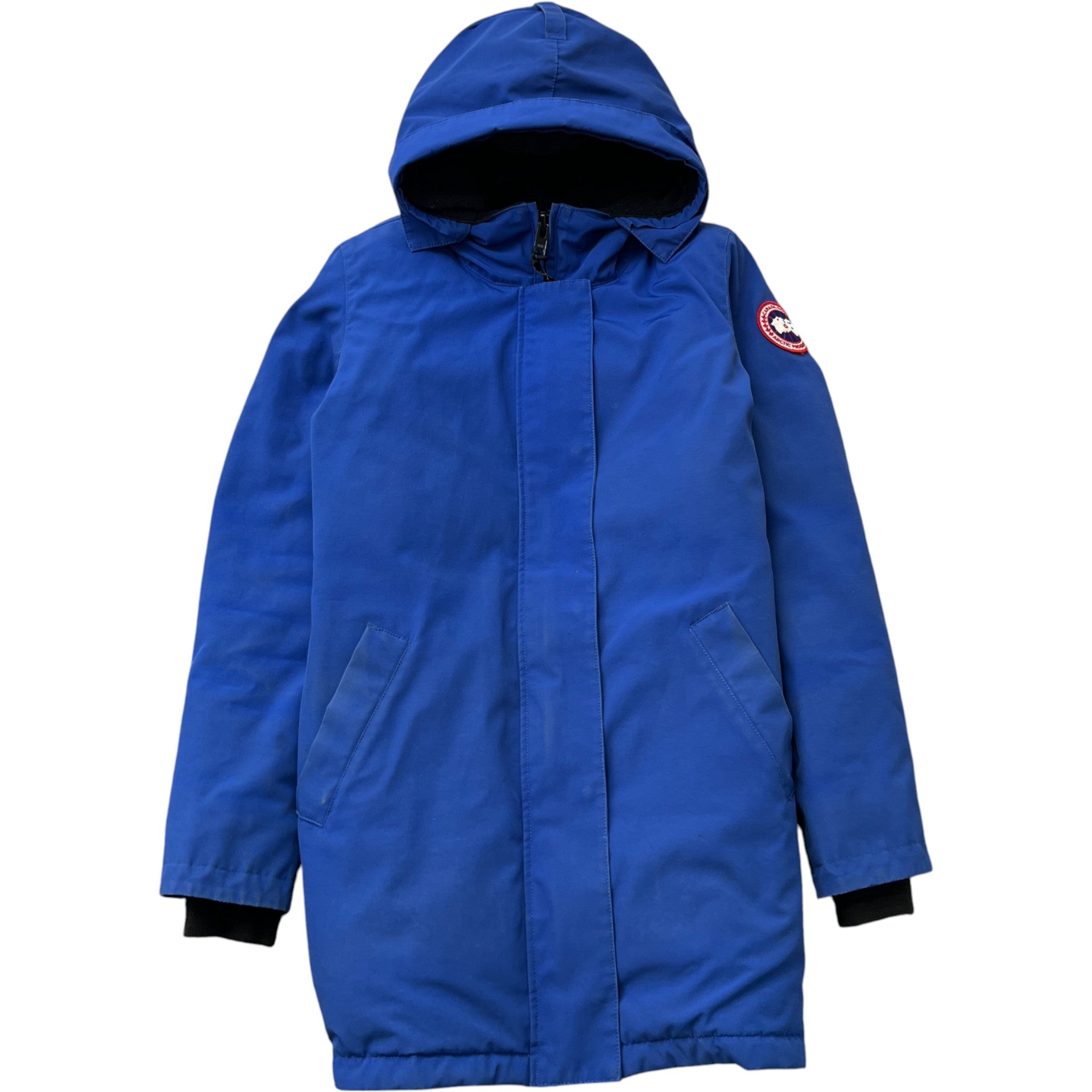 Women's Victoria Parka Down Jacket Blue Size M