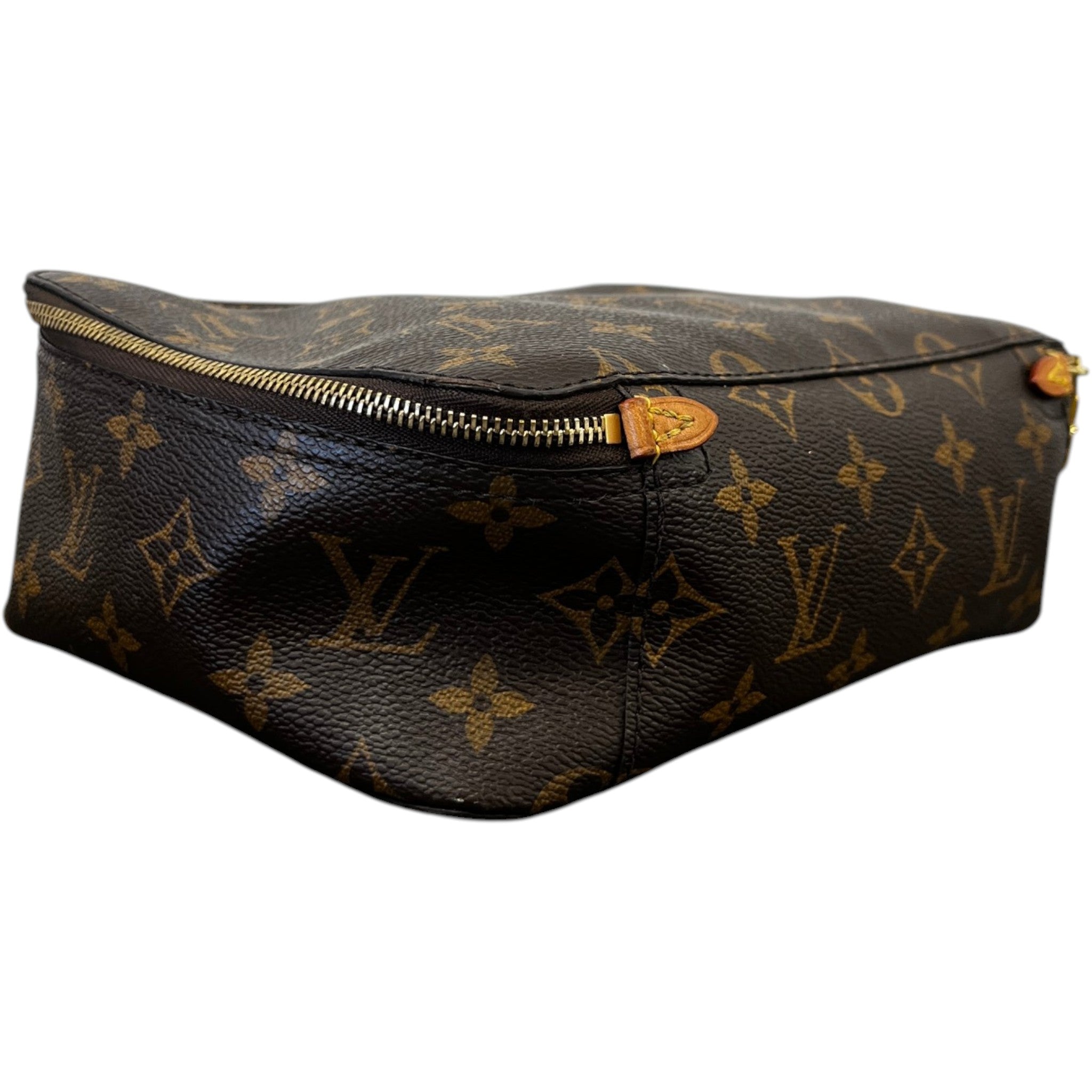 Women's Monogram Toiletry Bag Brown