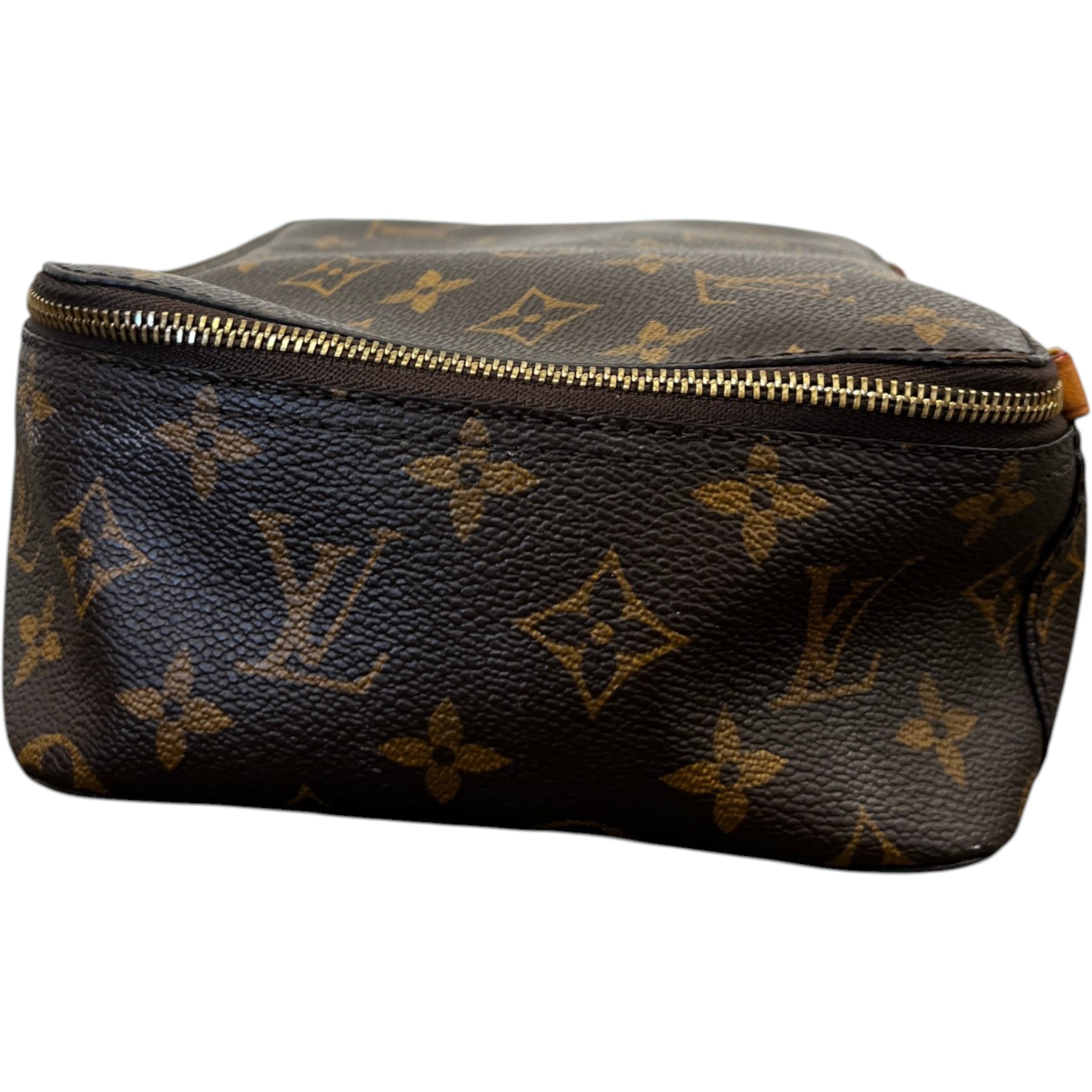 Women's Monogram Toiletry Bag Brown