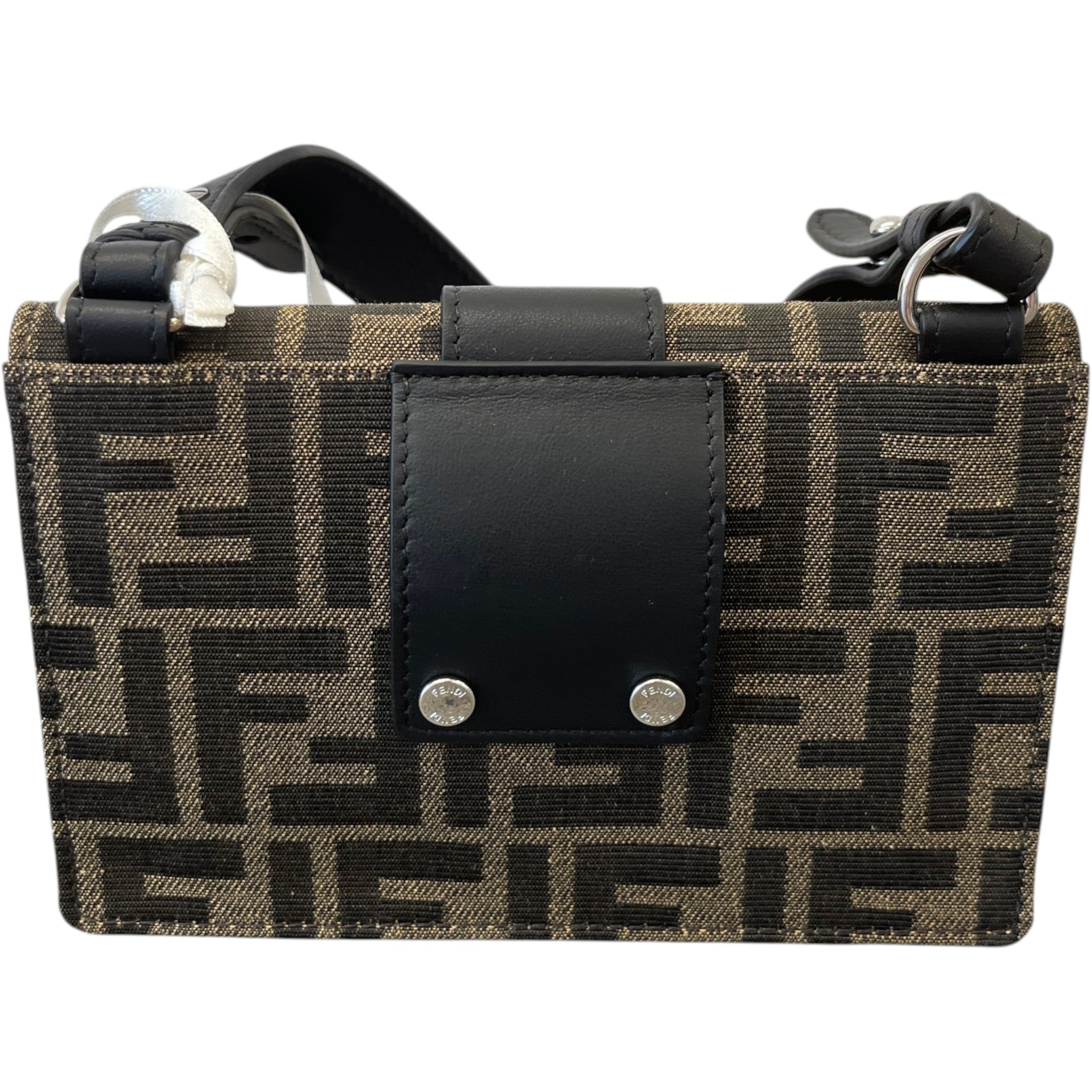 Women's Mini Canvas Baguette Bag Brown