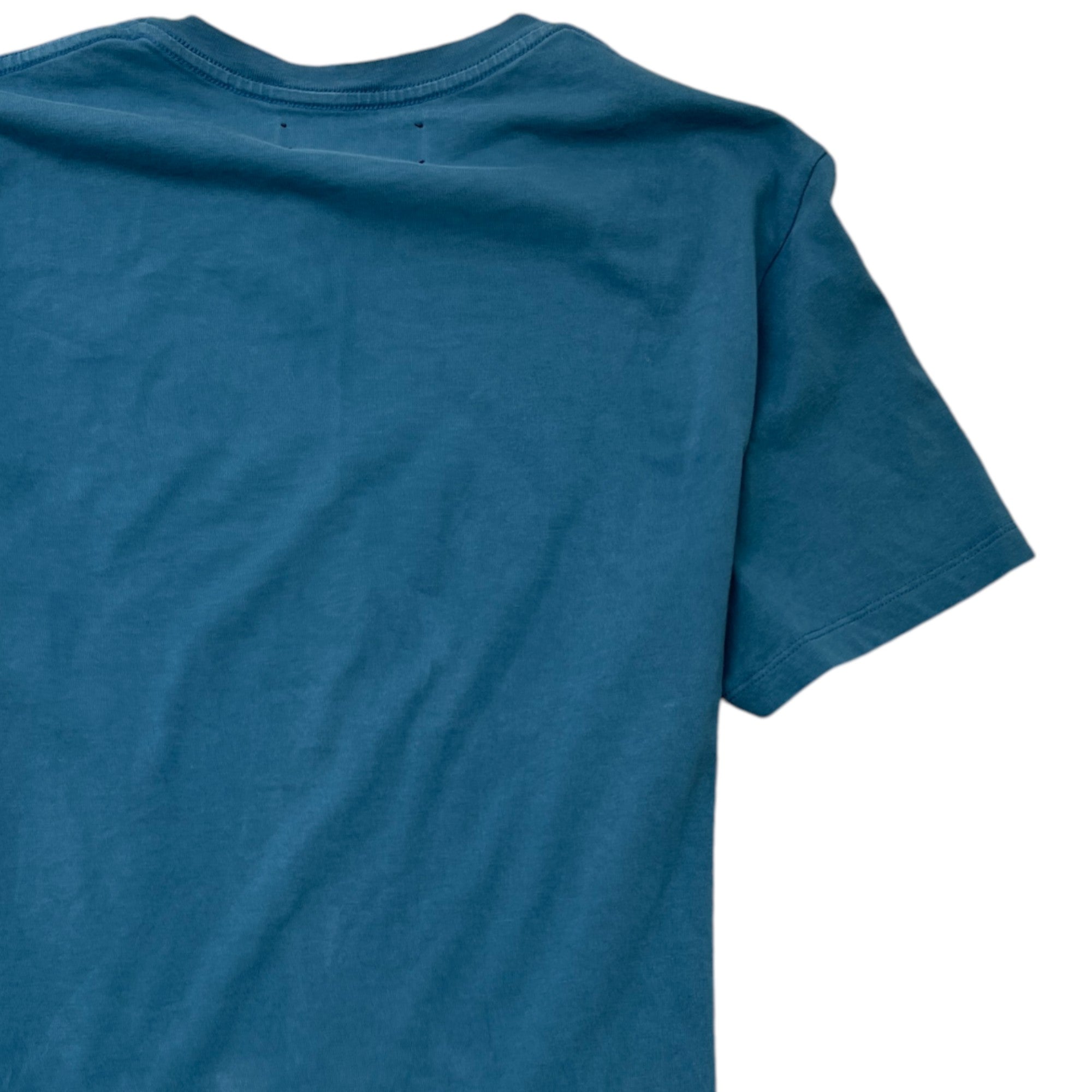 Men's Logo Print T-Shirt Blue Size IT 46 / UK S