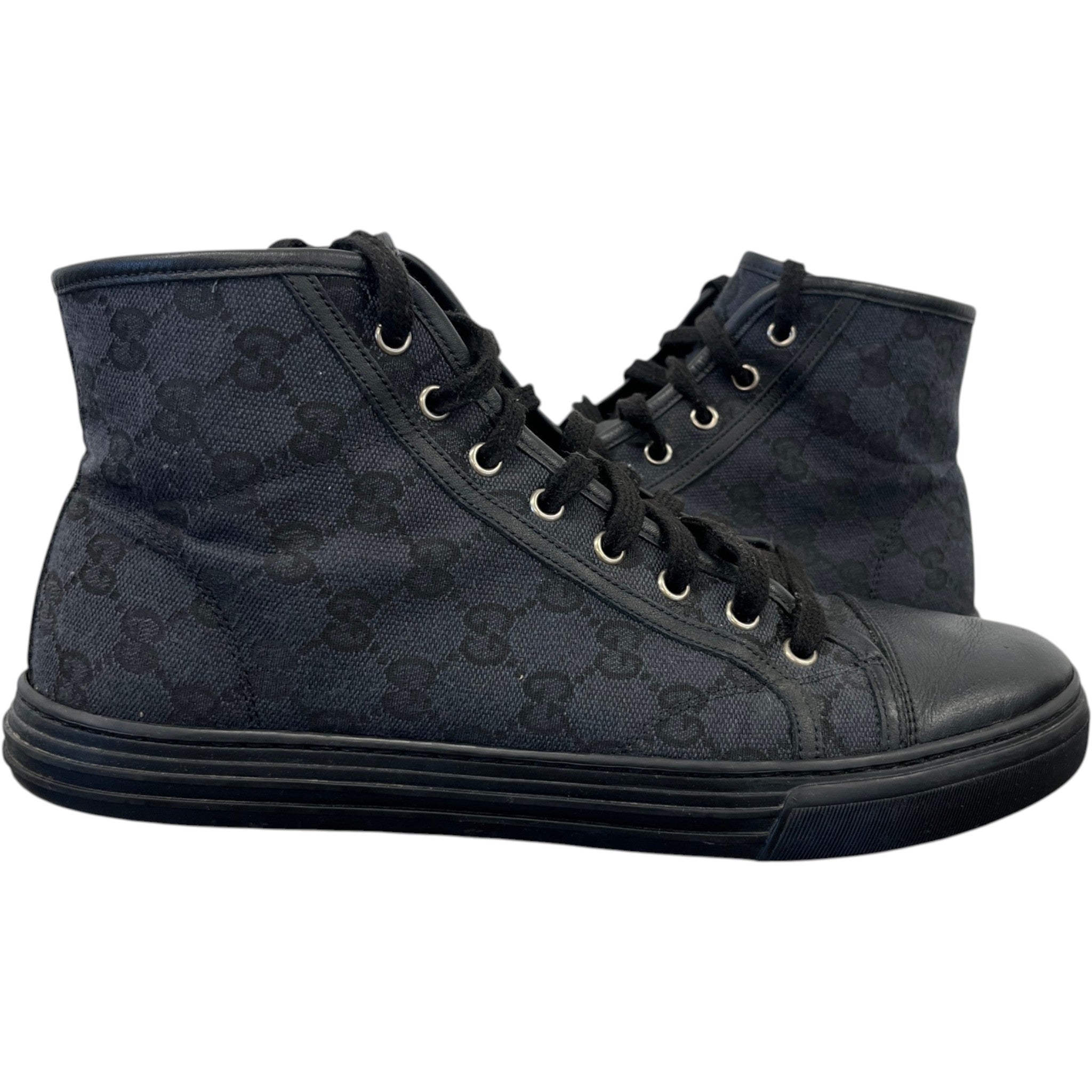 Men's Gg Supreme High Trainers Black Size EU 42 / UK 8