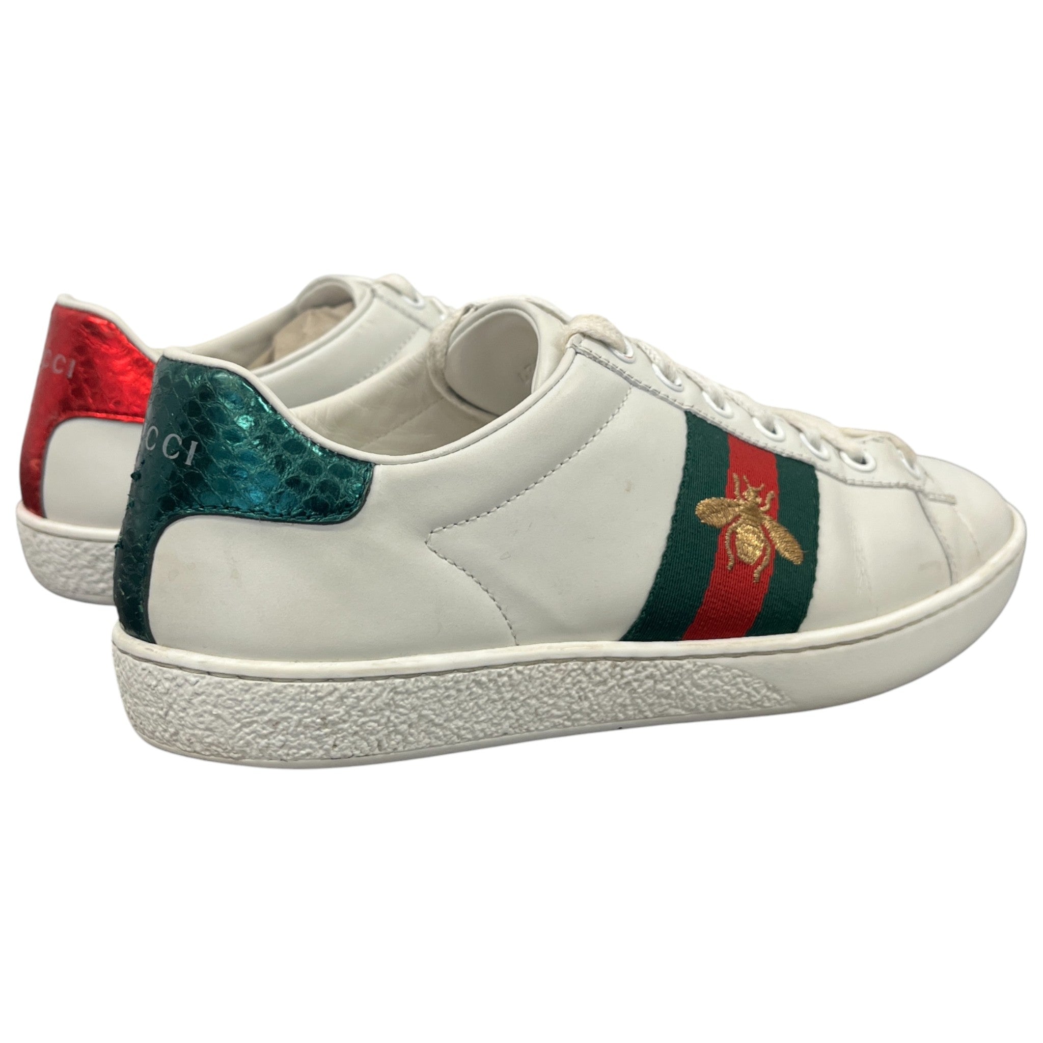 Women's Ace Stripe Low Trainers White Size EU 35.5 / UK 2.5