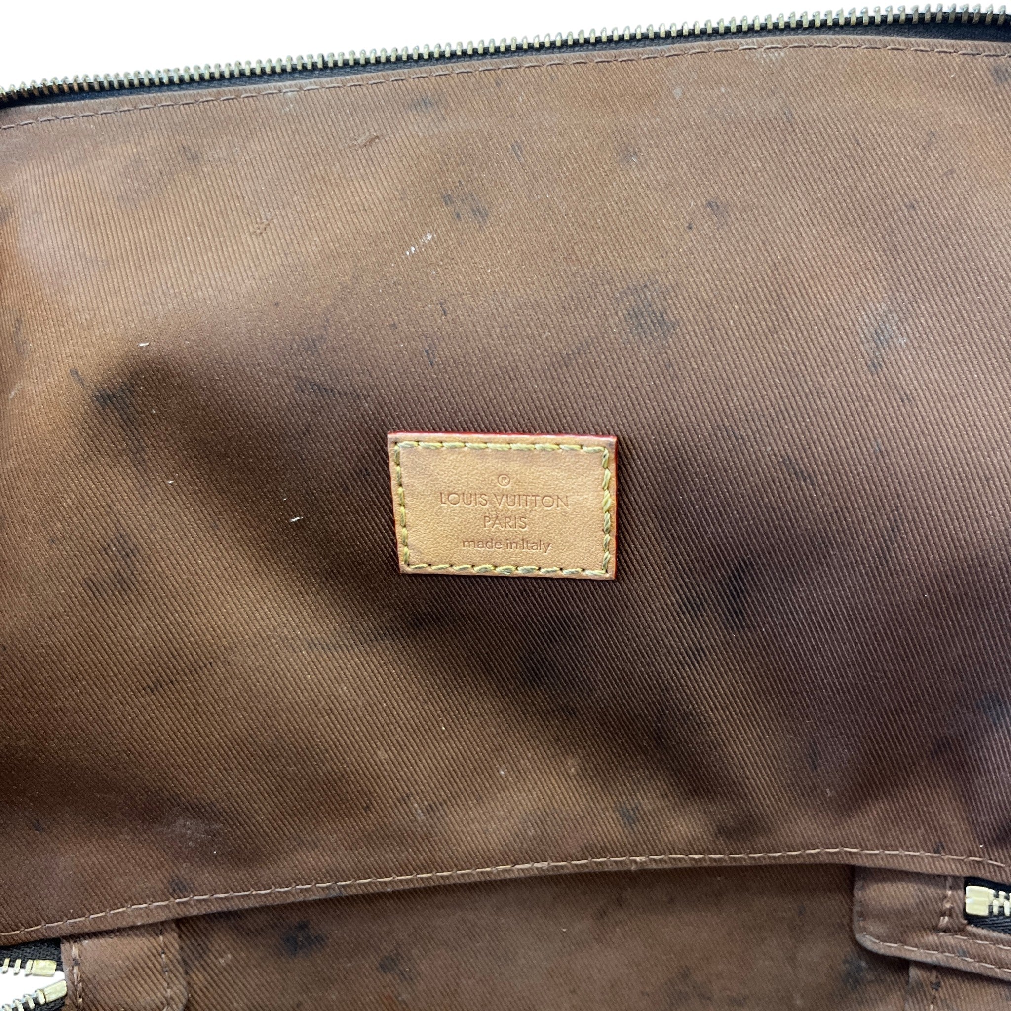 Women's Monogram Toiletry Bag Brown