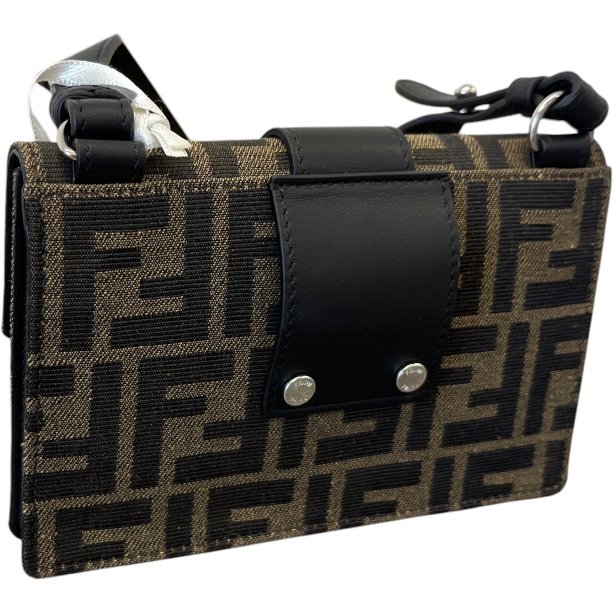 Women's Mini Canvas Baguette Bag Brown