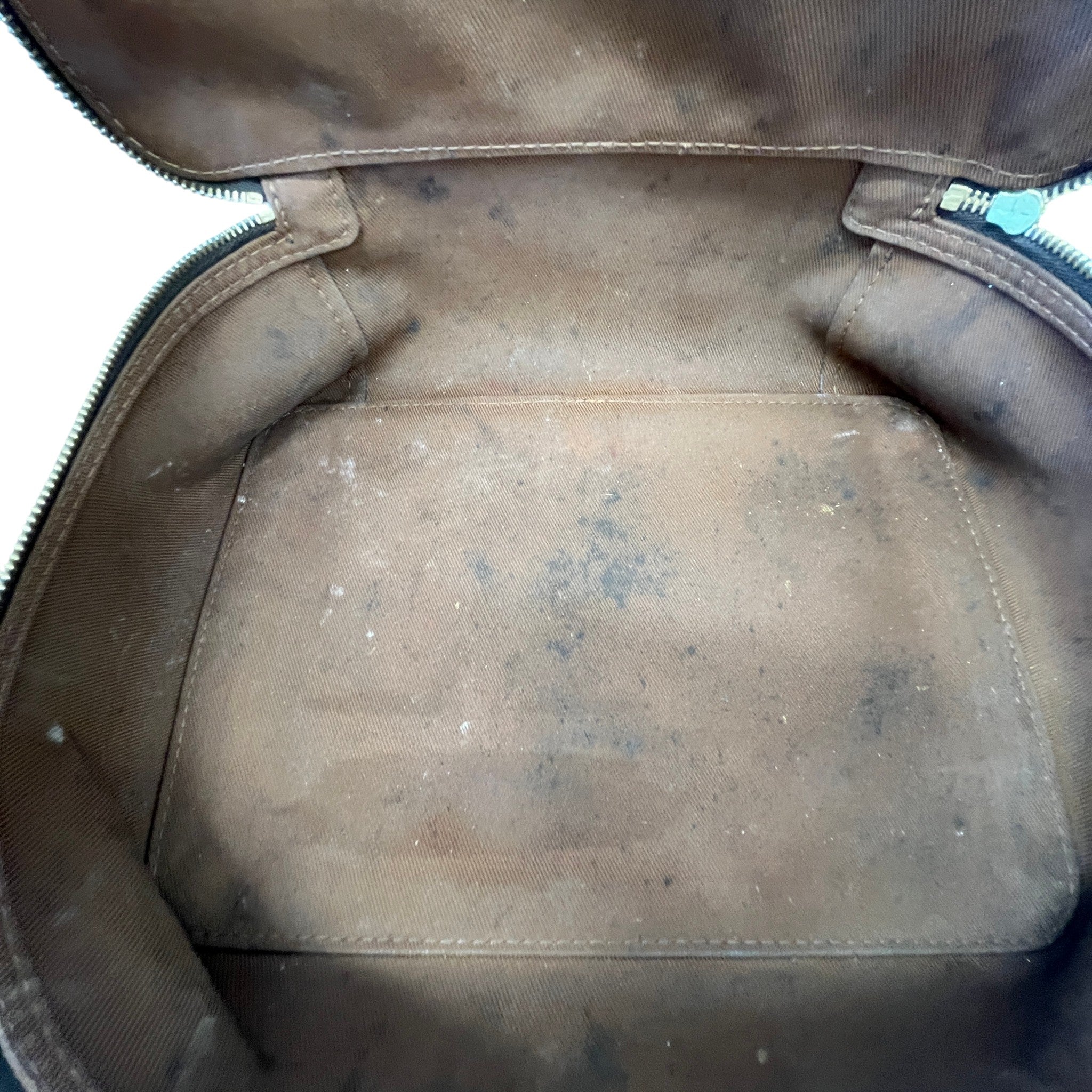 Women's Monogram Toiletry Bag Brown