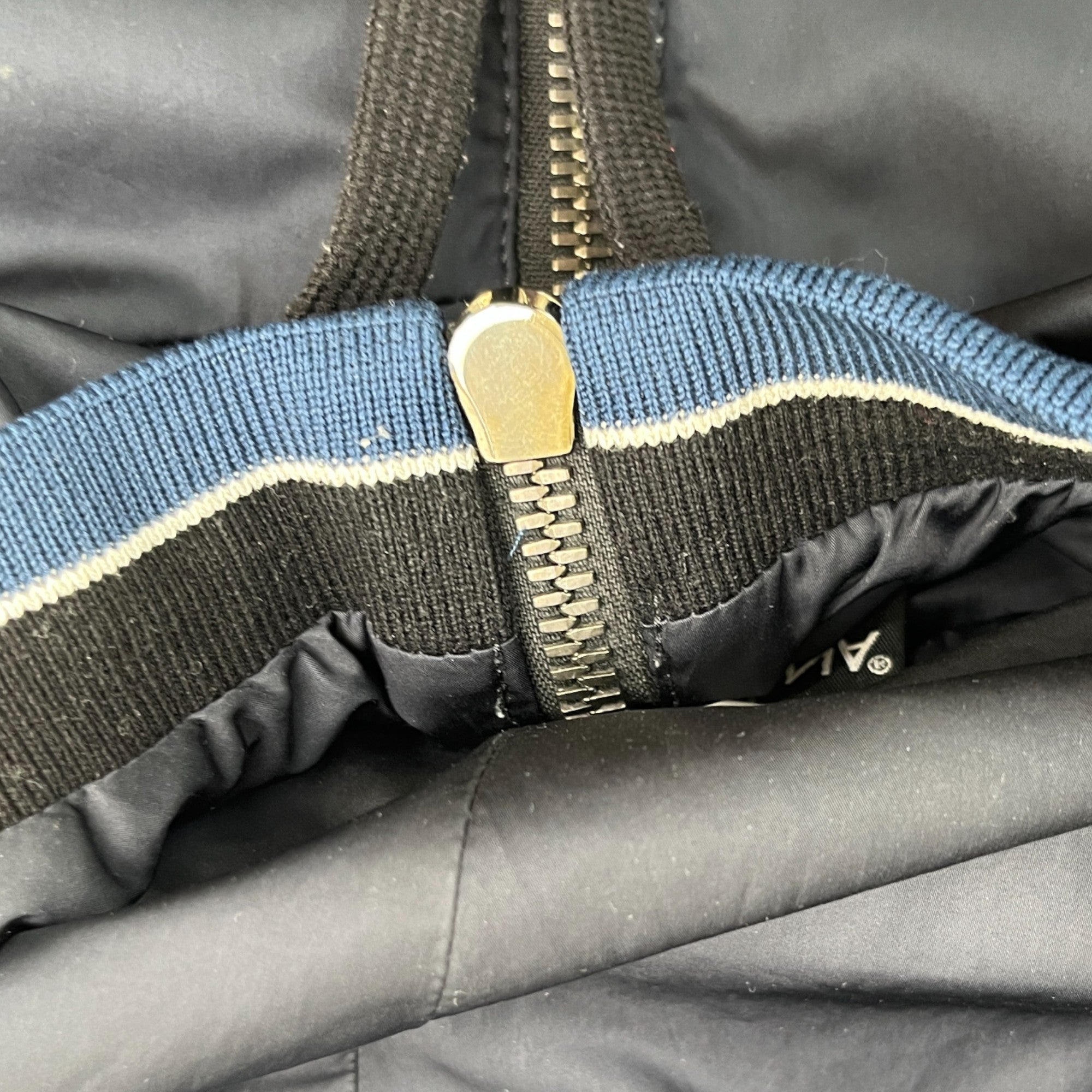 Men's Plaque Logo Jacket Navy Size IT 52 / XL