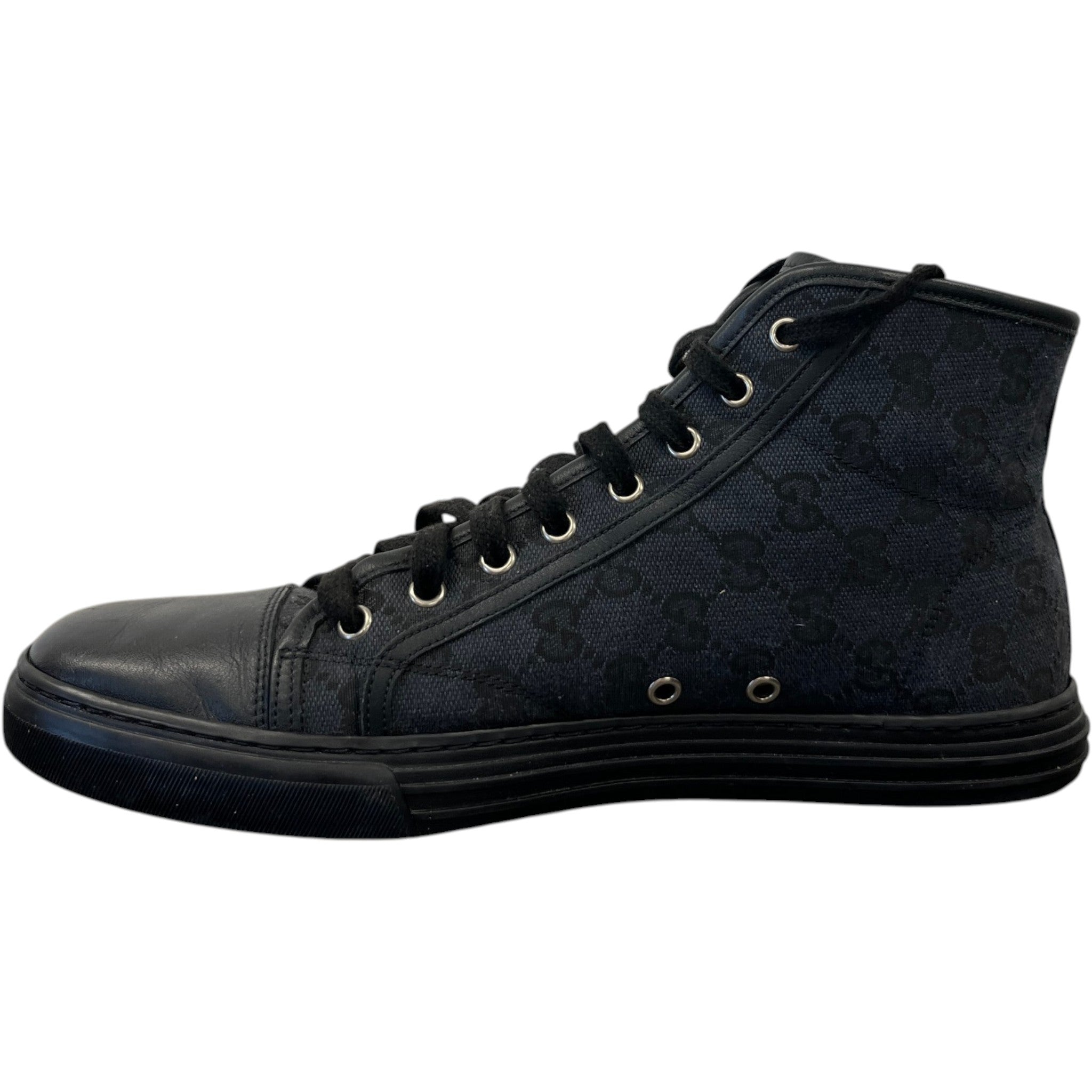 Men's Gg Supreme High Trainers Black Size EU 42 / UK 8