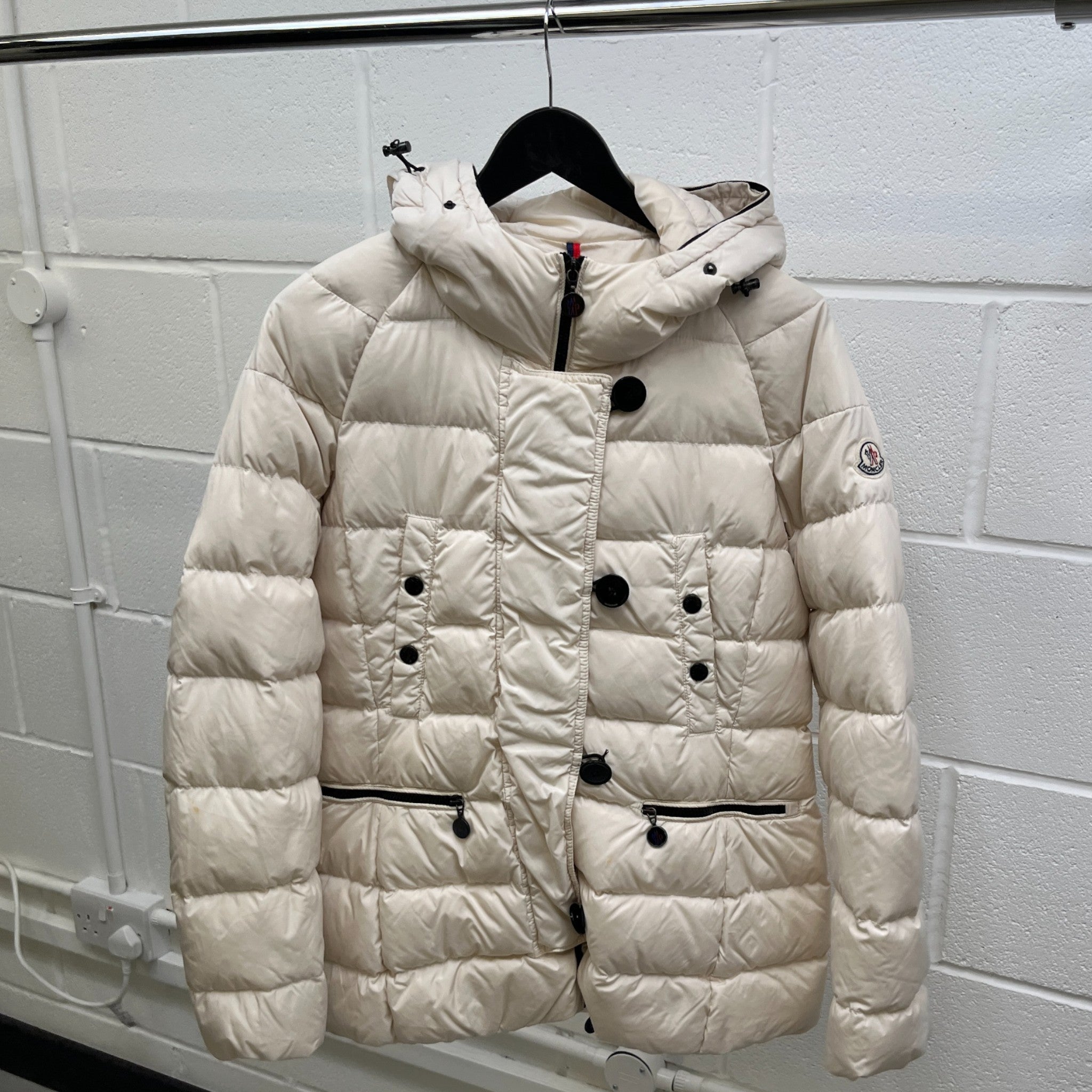 Women's Gene Down Jacket White Size 2 / UK 12