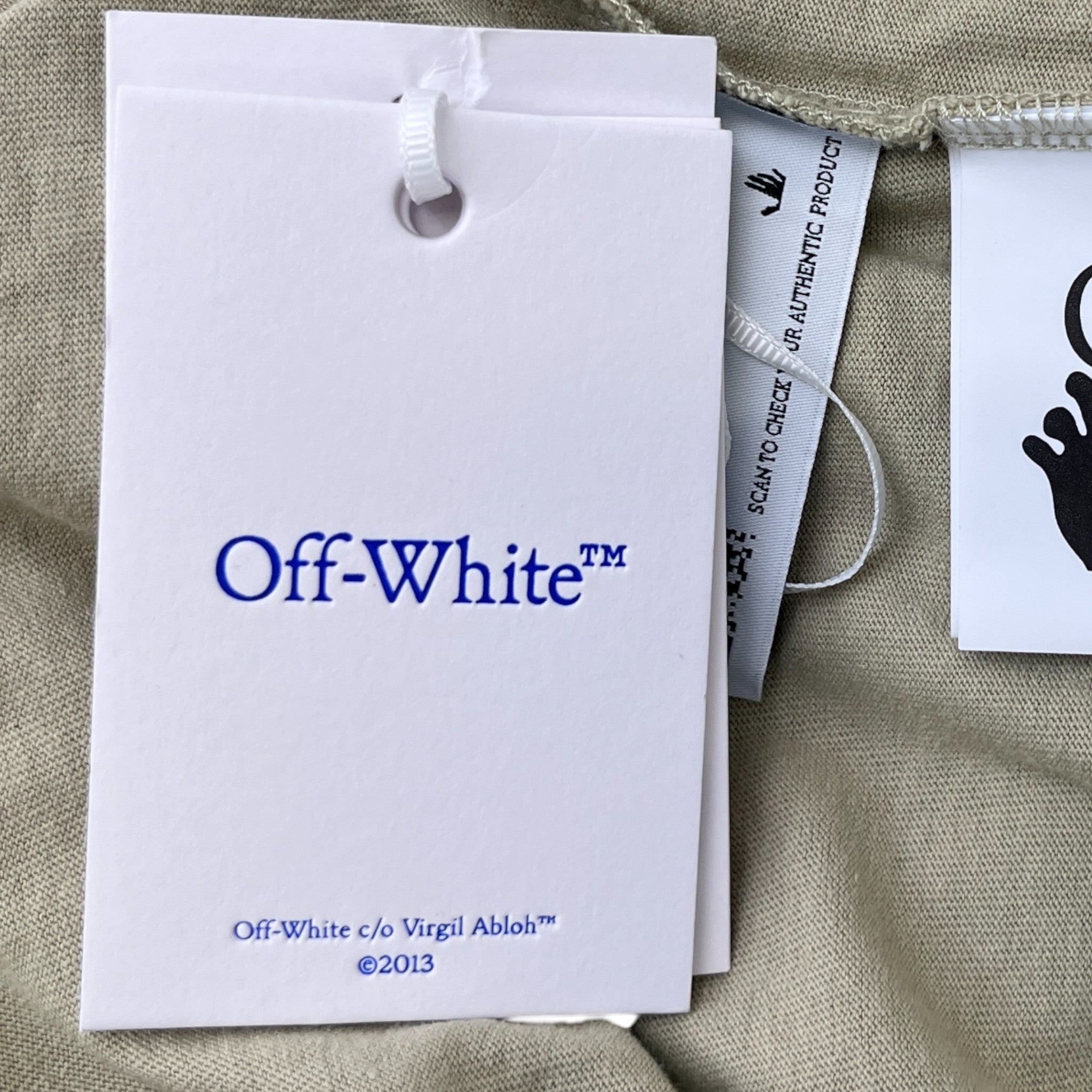 Men's Caravaggio Hand Graphic T-Shirt Beige Size M