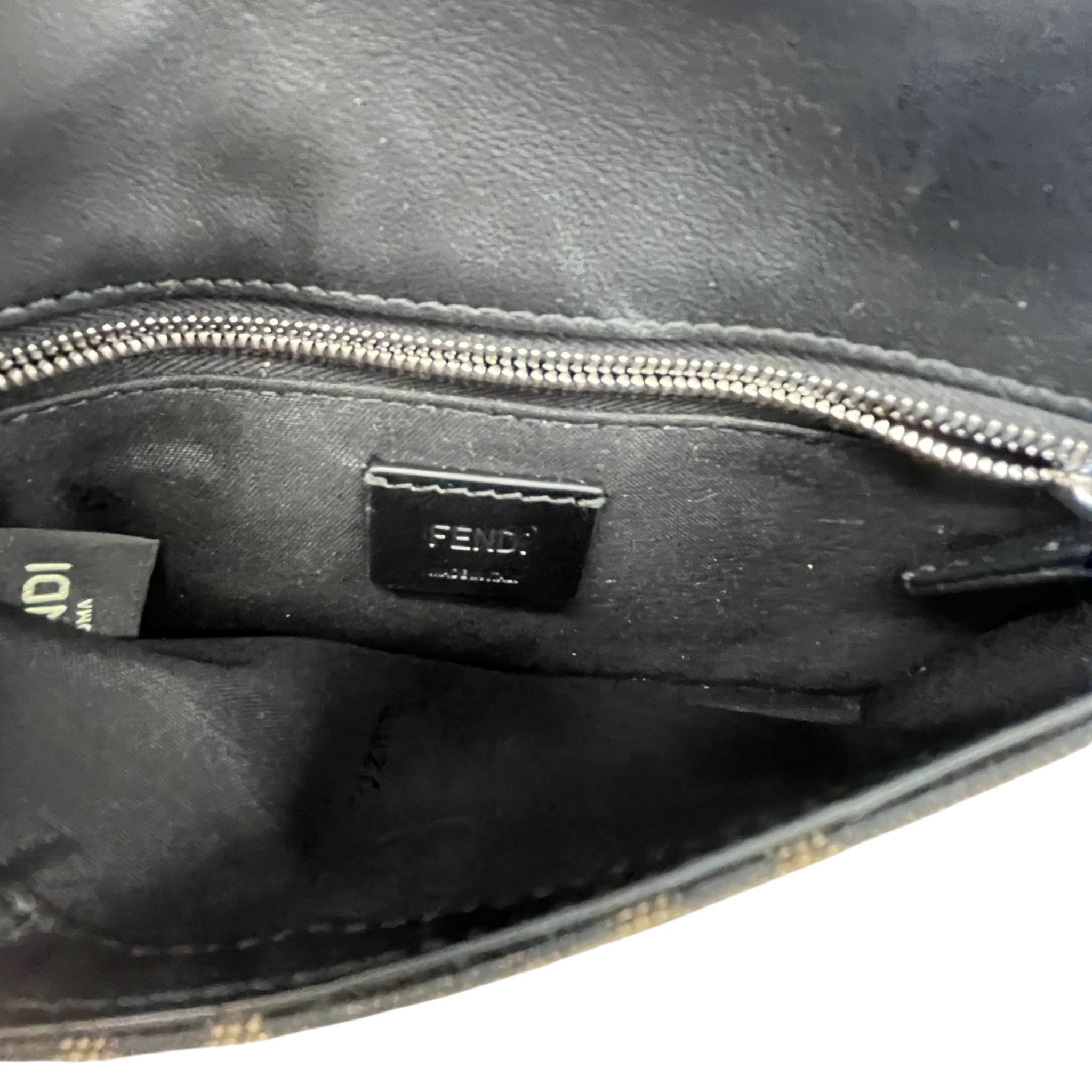 Women's Mini Canvas Baguette Bag Brown