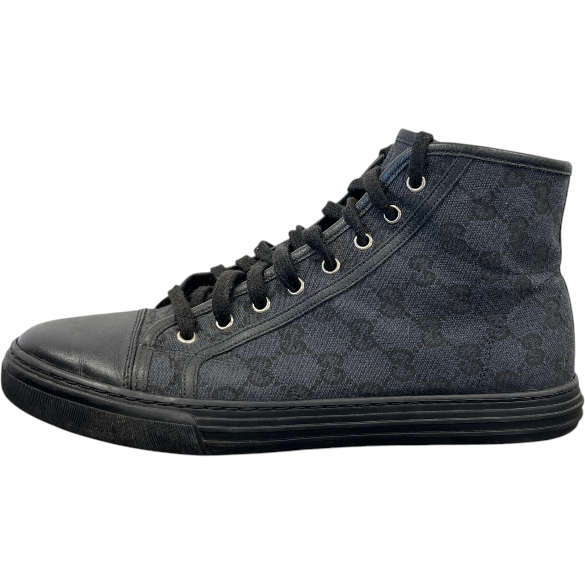 Men's Gg Supreme High Trainers Black Size EU 42 / UK 8
