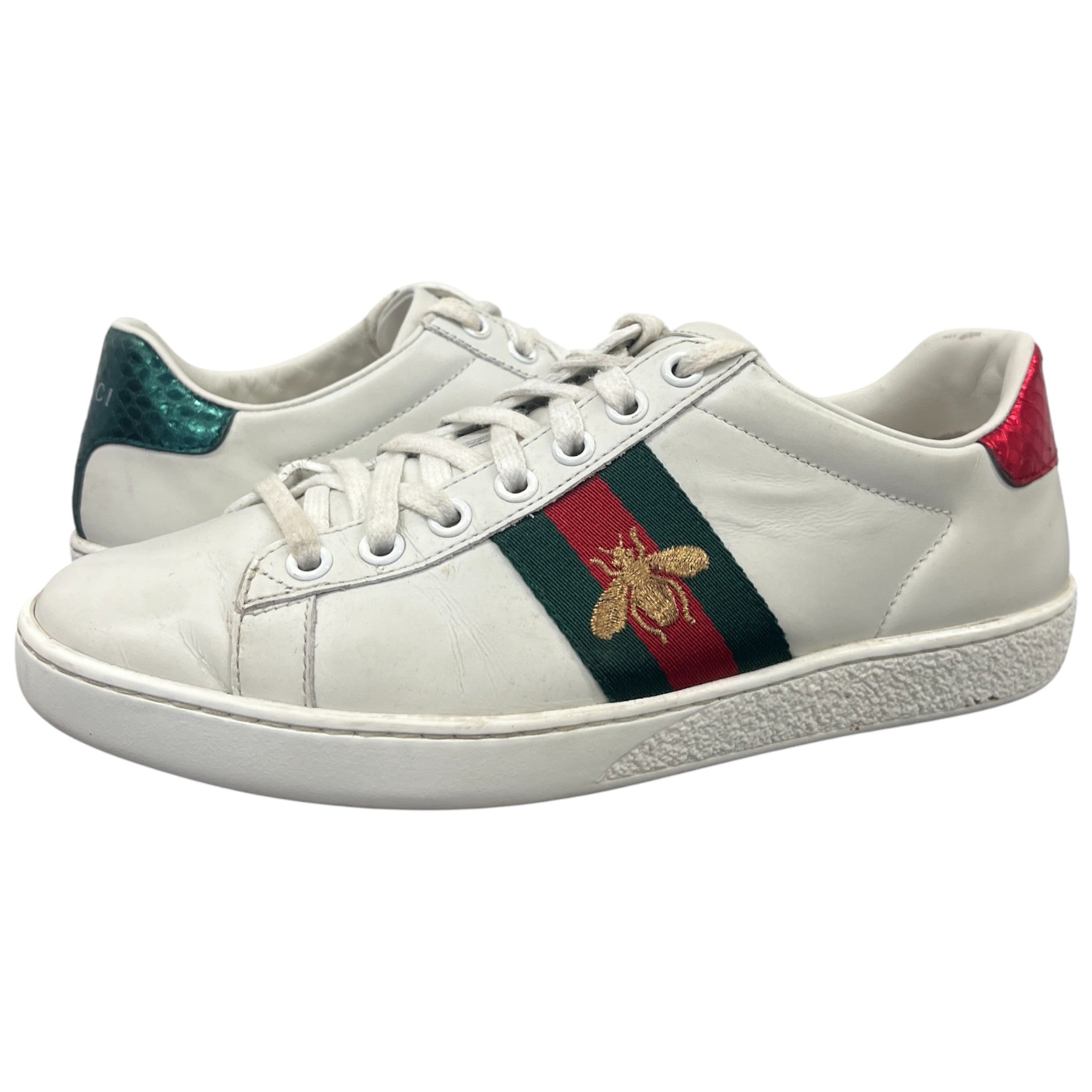 Women's Ace Stripe Low Trainers White Size EU 35.5 / UK 2.5