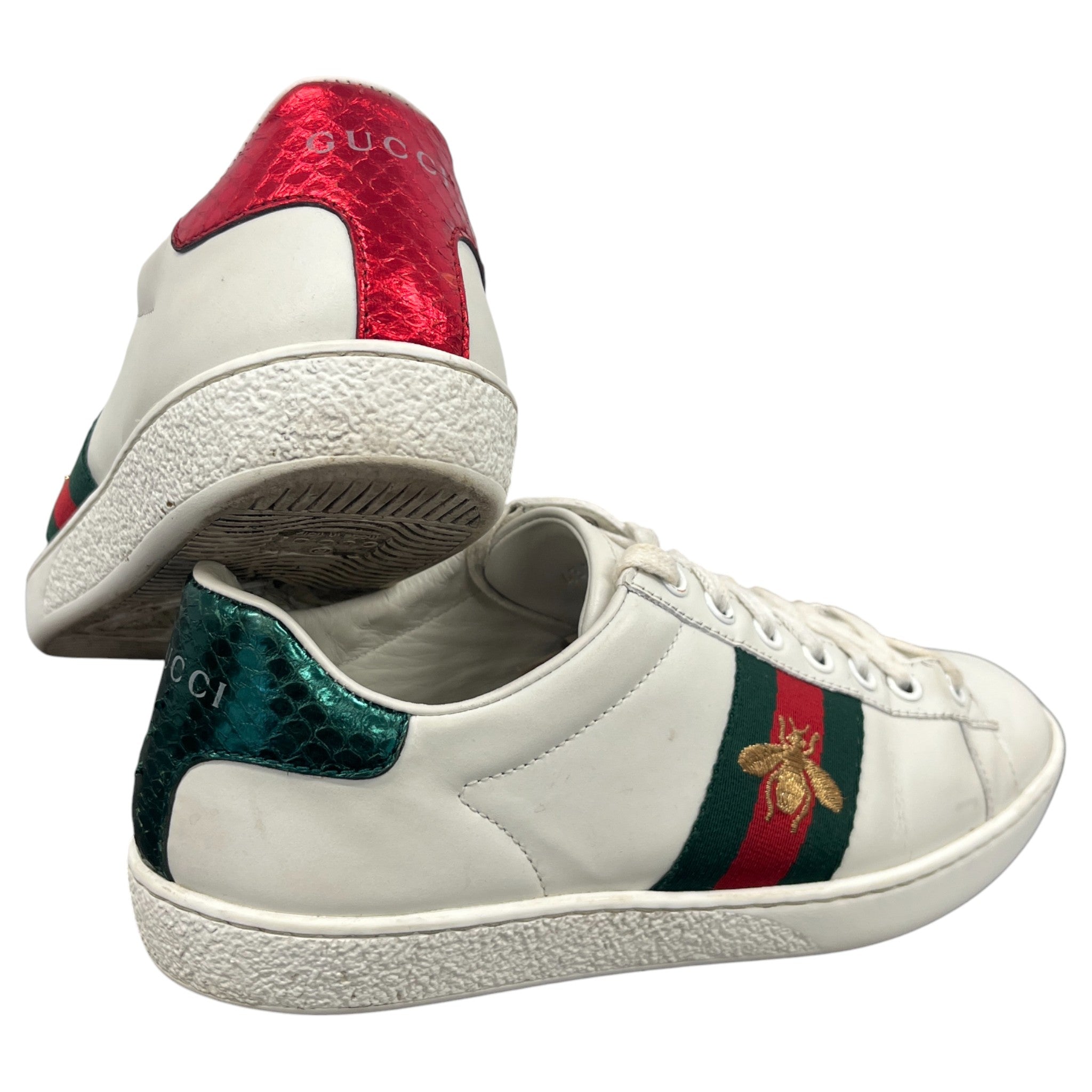 Women's Ace Stripe Low Trainers White Size EU 35.5 / UK 2.5