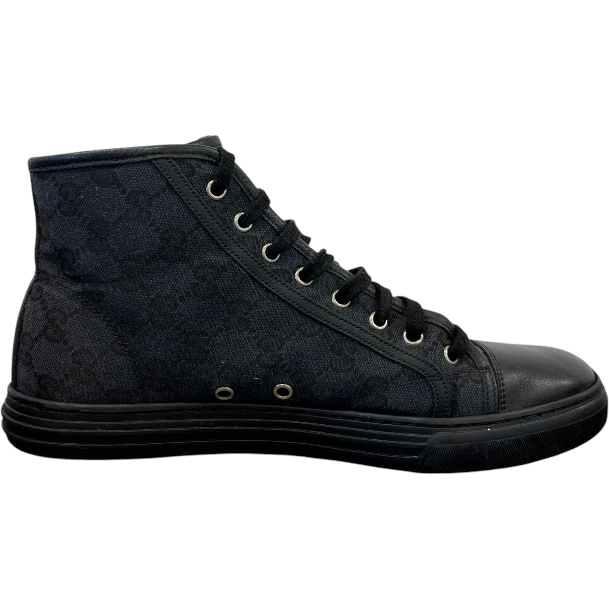 Men's Gg Supreme High Trainers Black Size EU 42 / UK 8