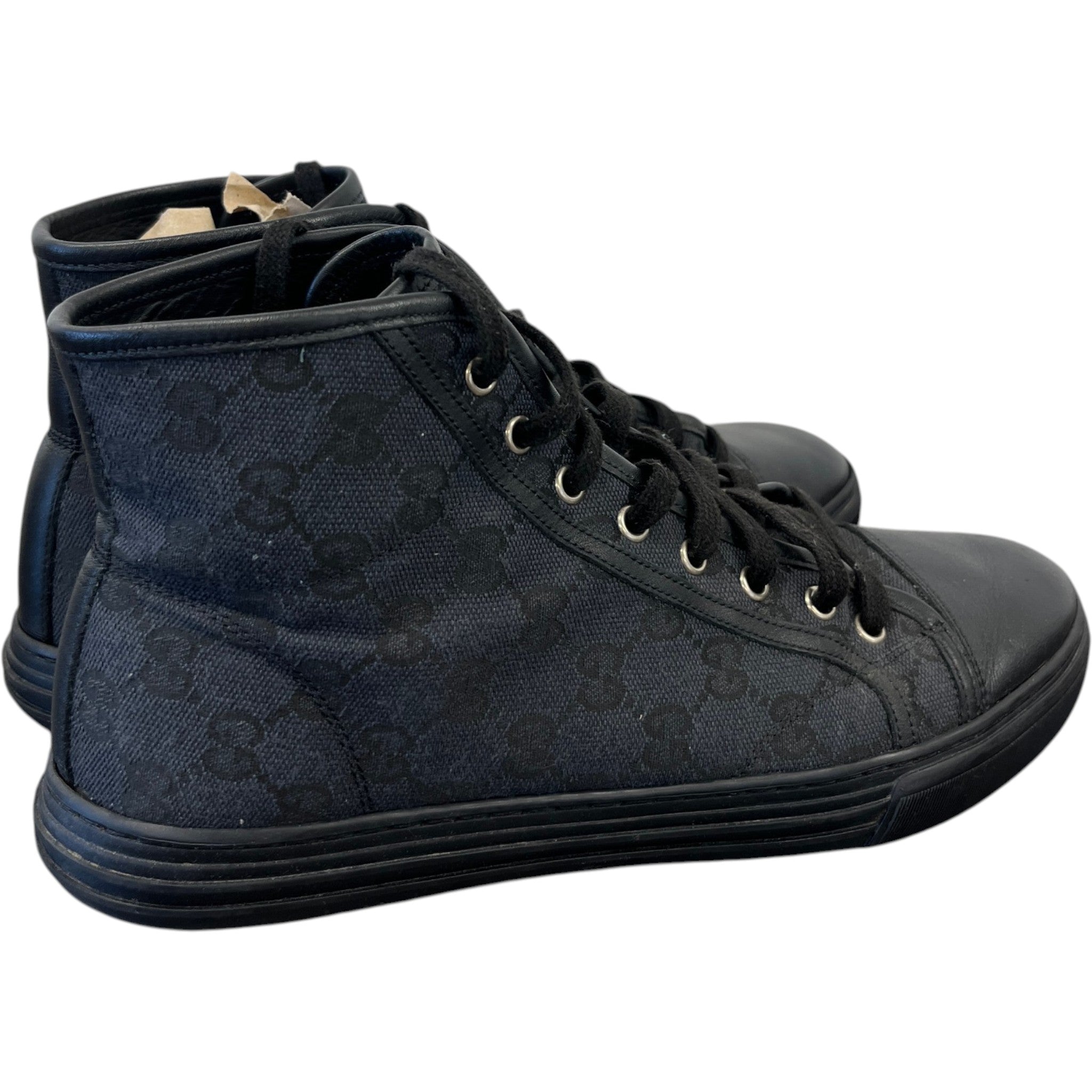 Men's Gg Supreme High Trainers Black Size EU 42 / UK 8