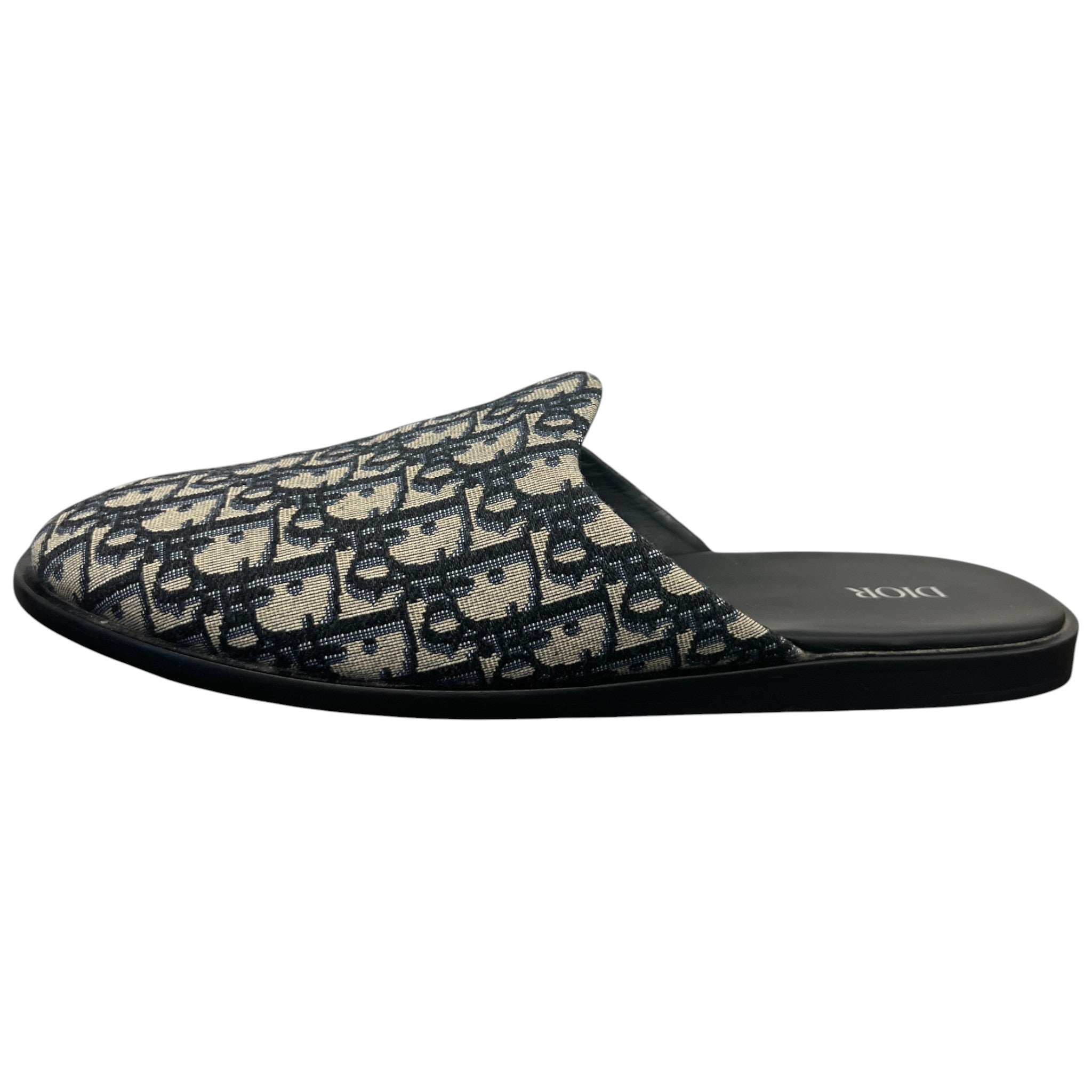 Men's Oblique Mules Black Size EU 44 / UK 10