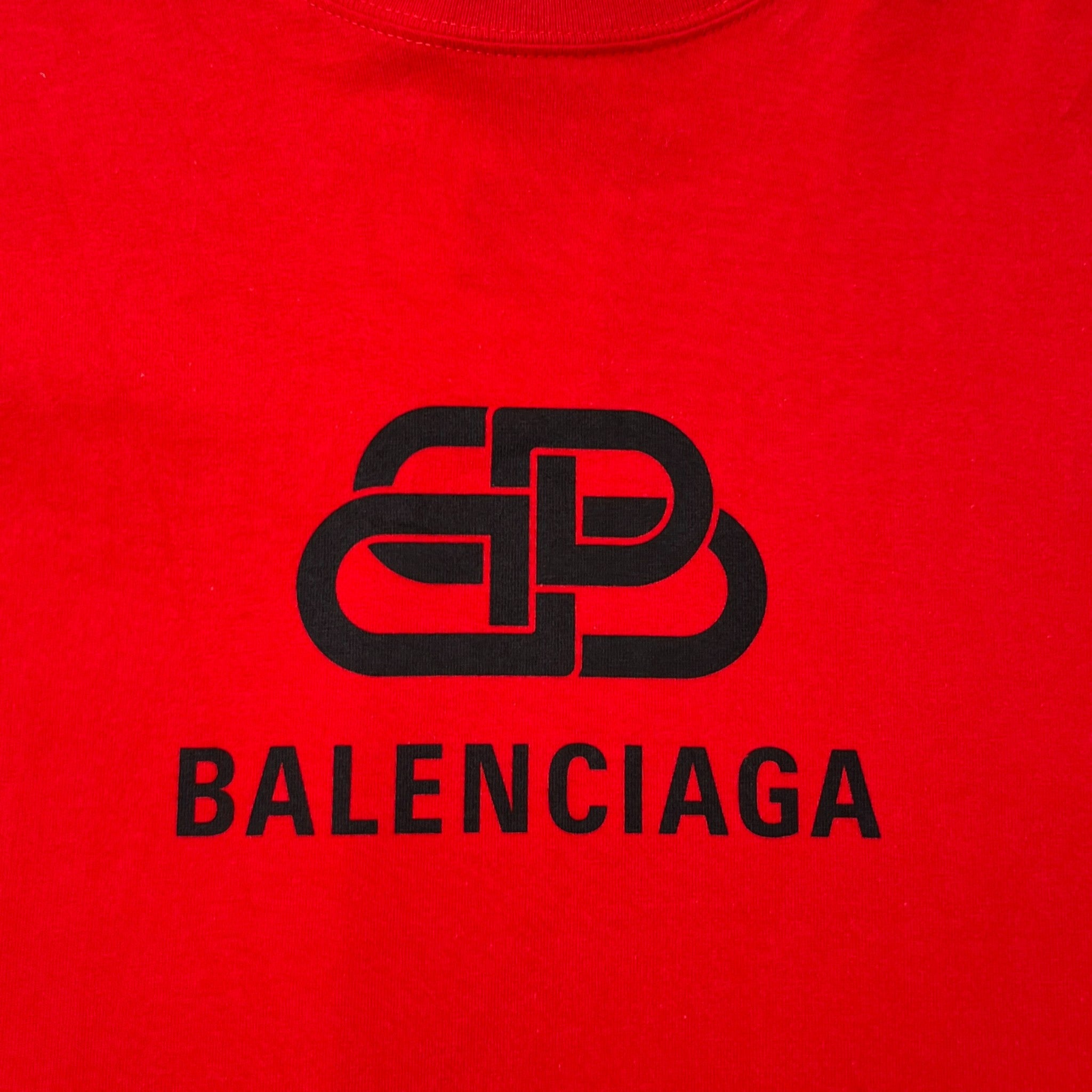 Men's Bb Mode Logo T-Shirt Red Size M