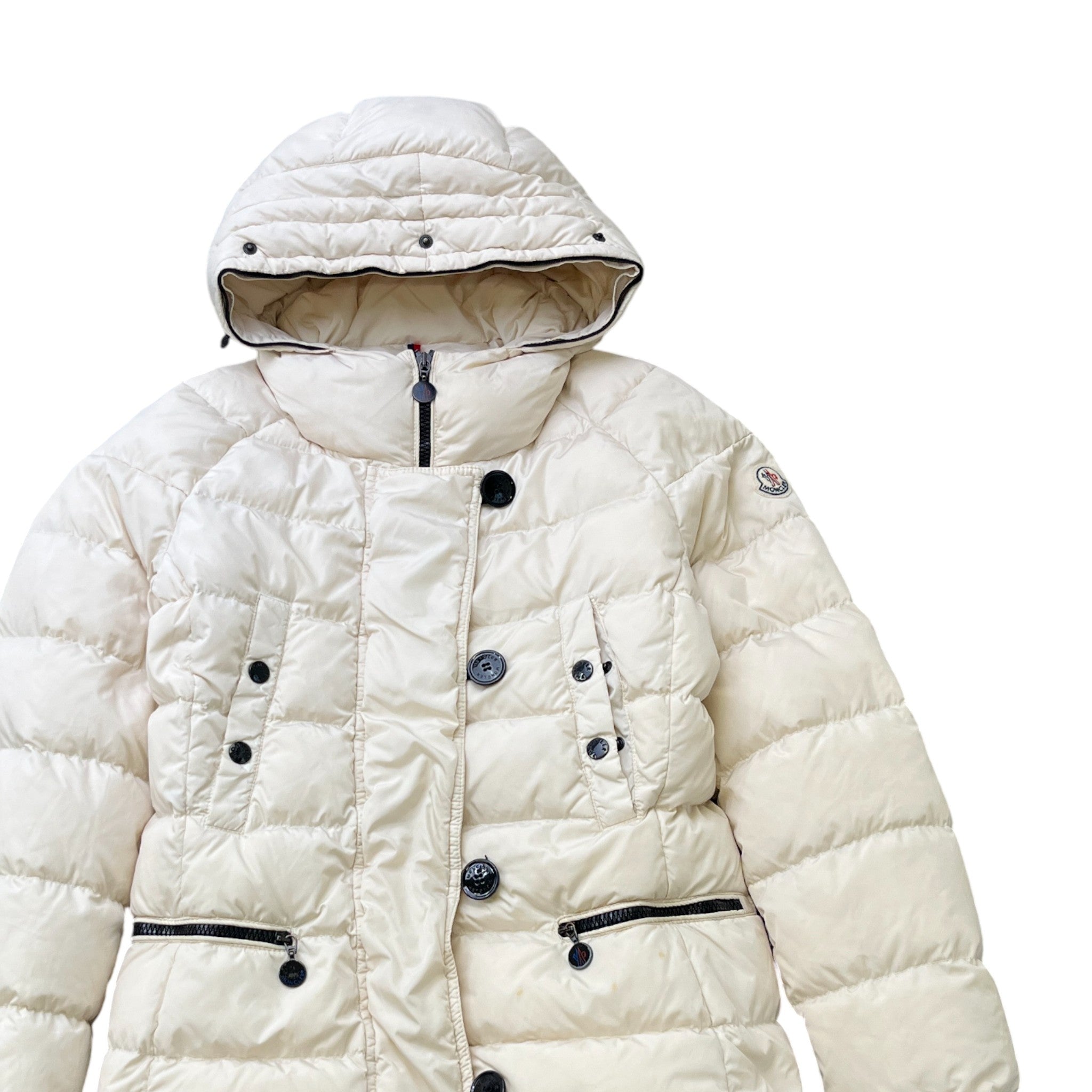 Women's Gene Down Jacket White Size 2 / UK 12